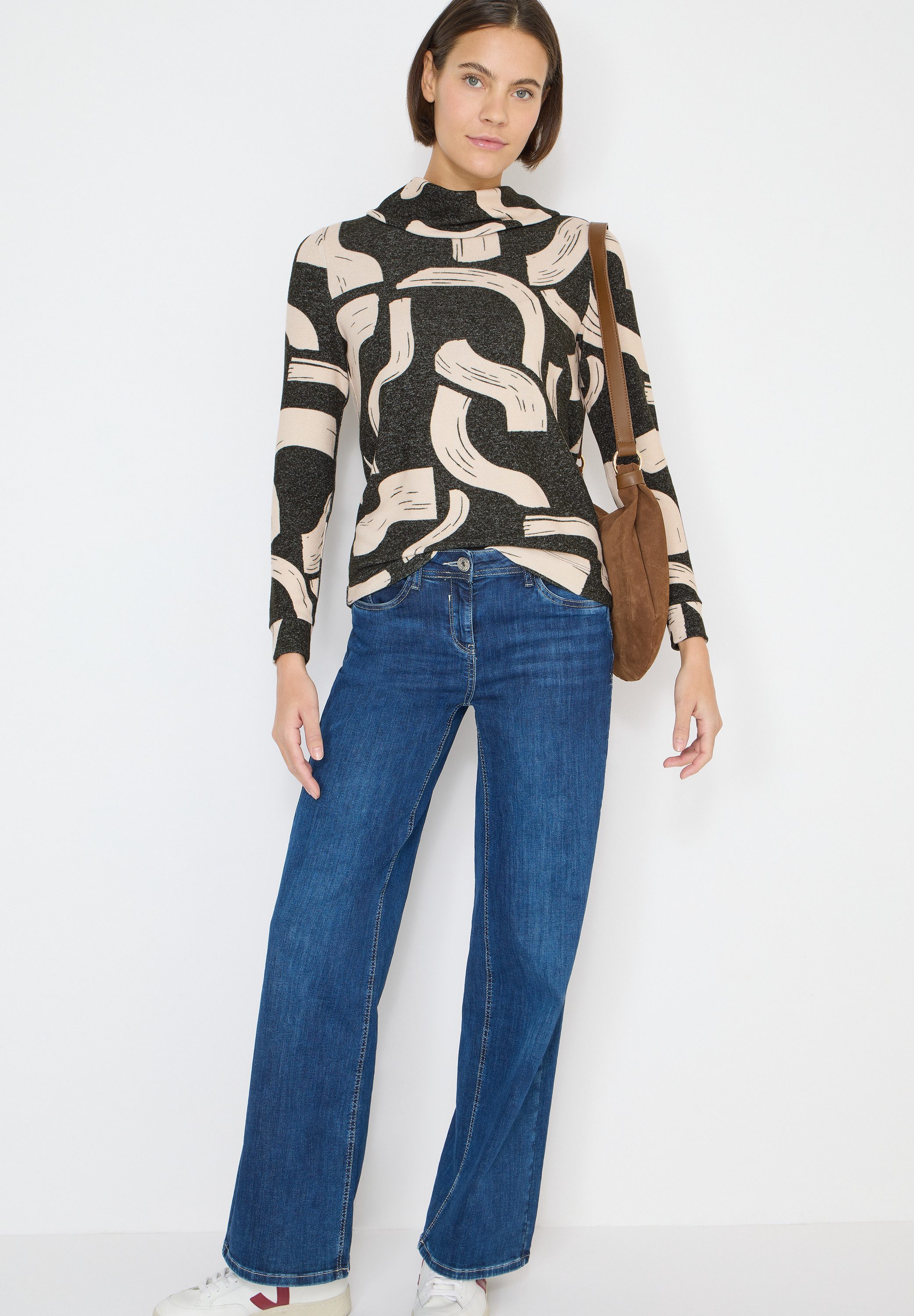 CECIL Sweater mit grafischem Muster