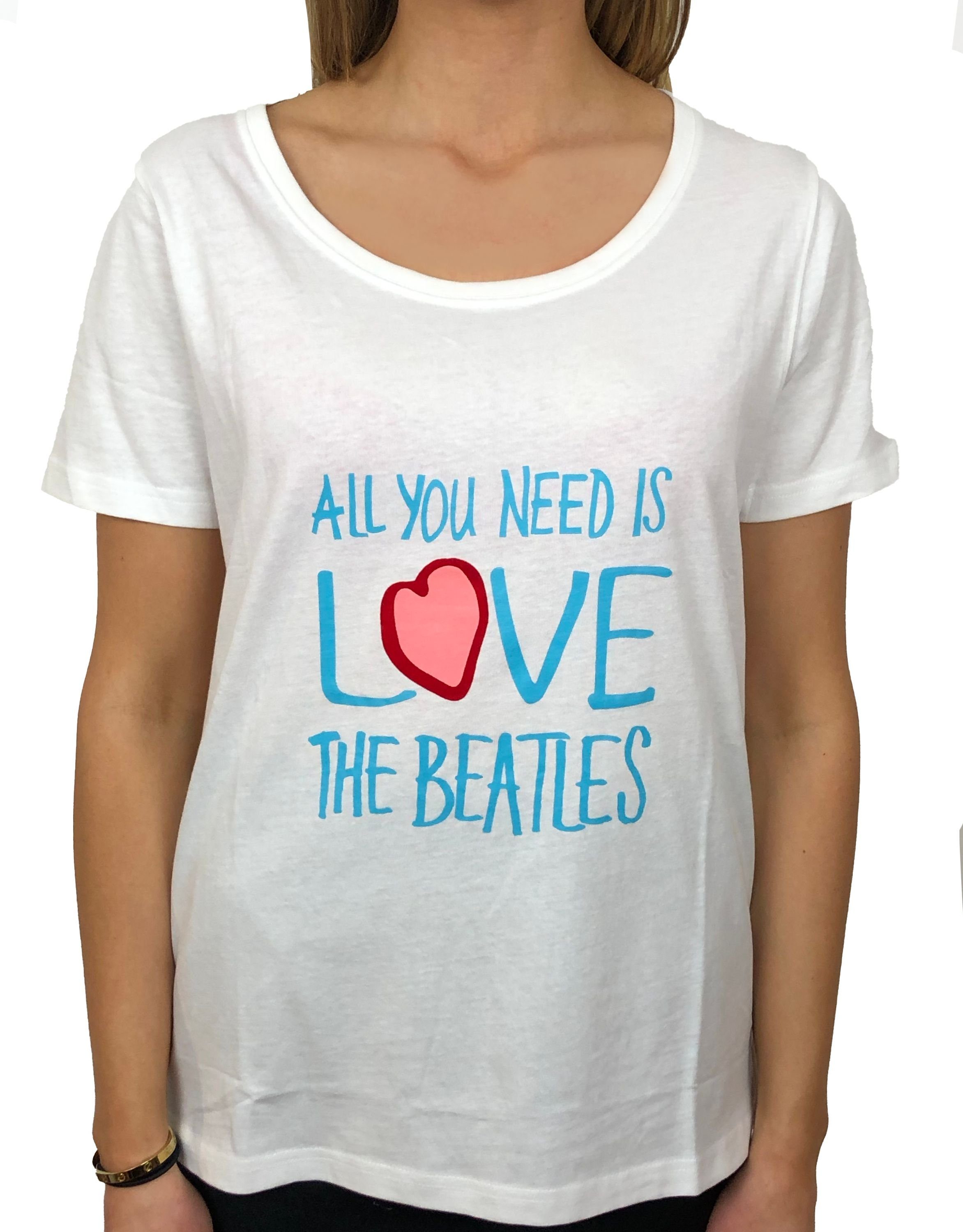 The Beatles T-Shirt "All you need is love"/GOTS (Stück, 1-tlg., Stück) mit Frontprint