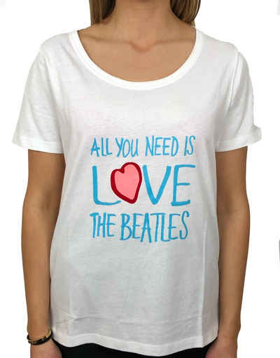 The Beatles T-Shirt "All you need is love"/GOTS (Stück, 1-tlg., Stück) mit Frontprint