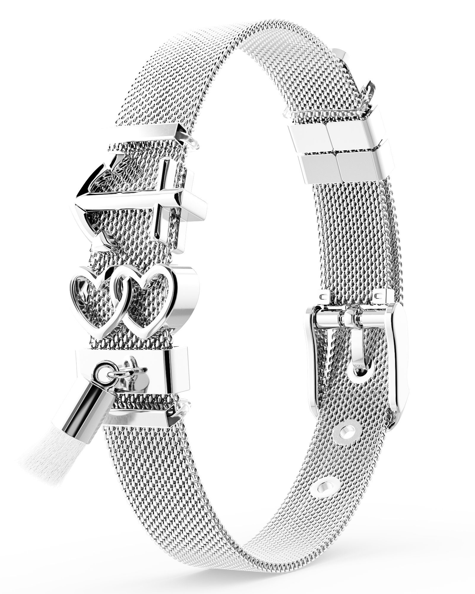 THIORA Charm-Armband Set Charmband Collection (Mesh günstig online kaufen