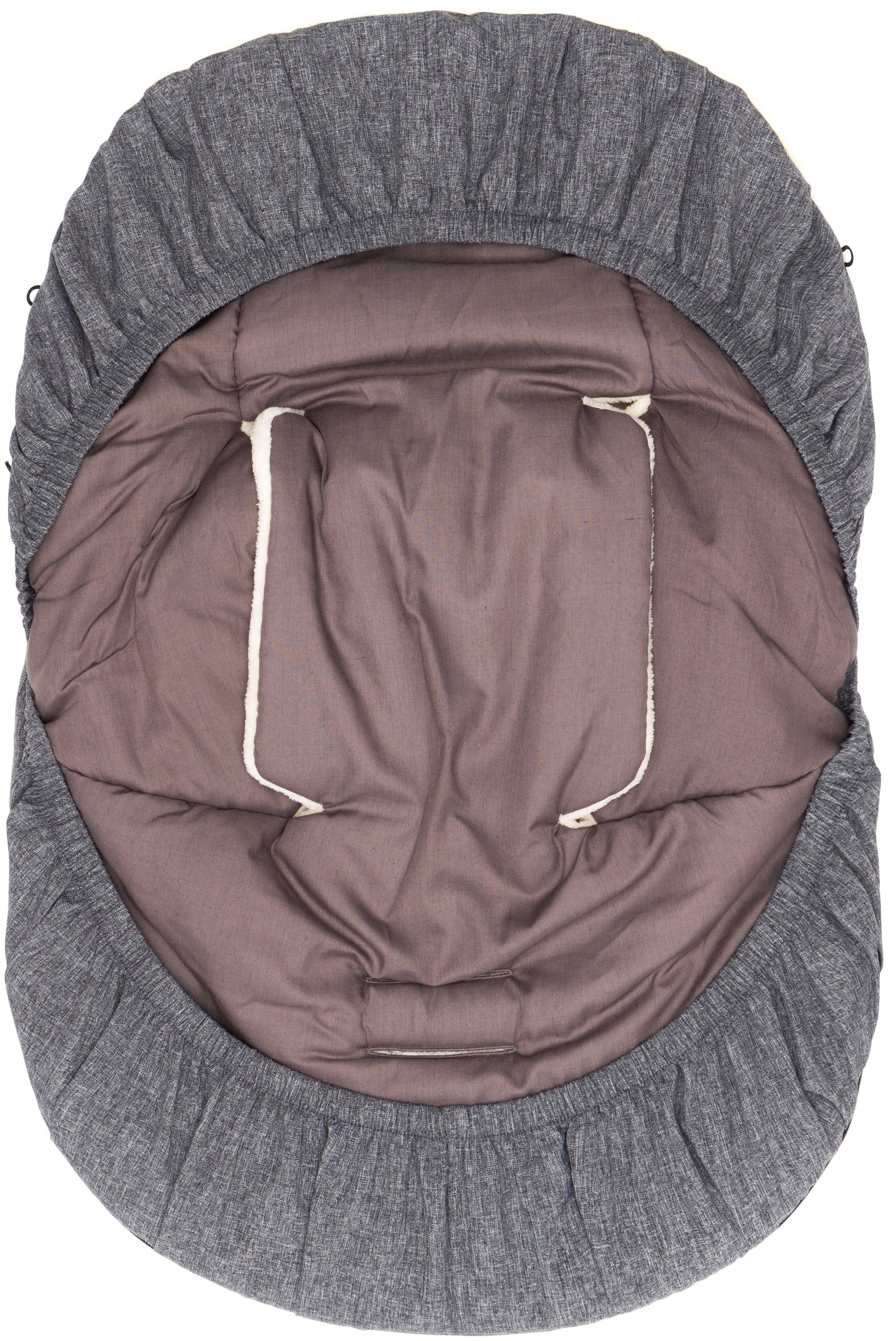 Fillikid Fußsack Sella, Winterfußsack, für Babyschalen