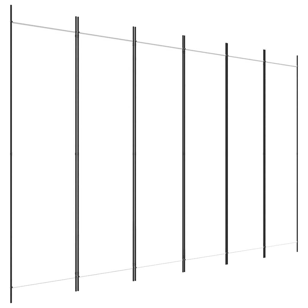 furnicato Raumteiler Weißer Falt-300 x 200 cm aus Polyesterstoff, 1-tlg. günstig online kaufen