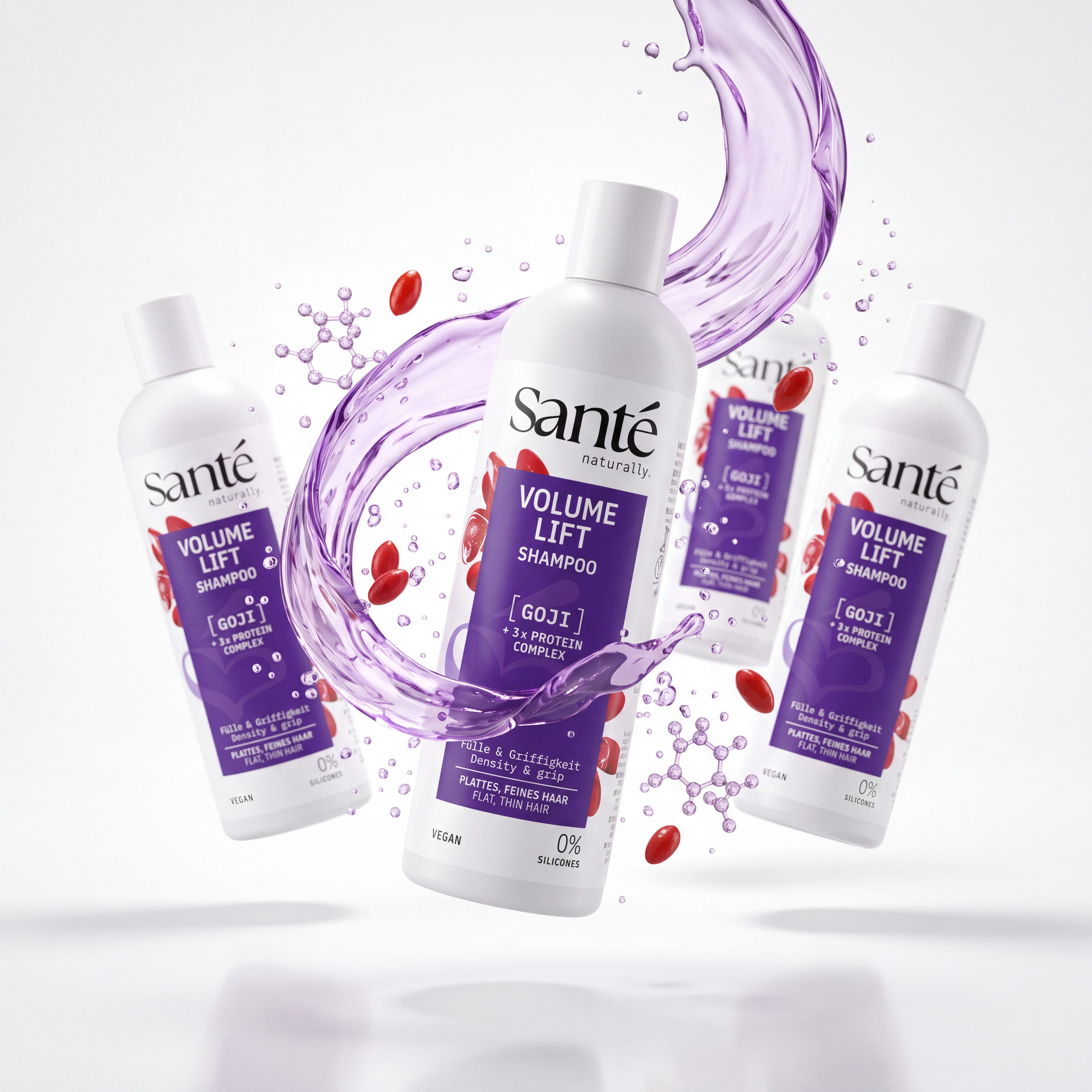 SANTE Haarshampoo, 4-tlg.