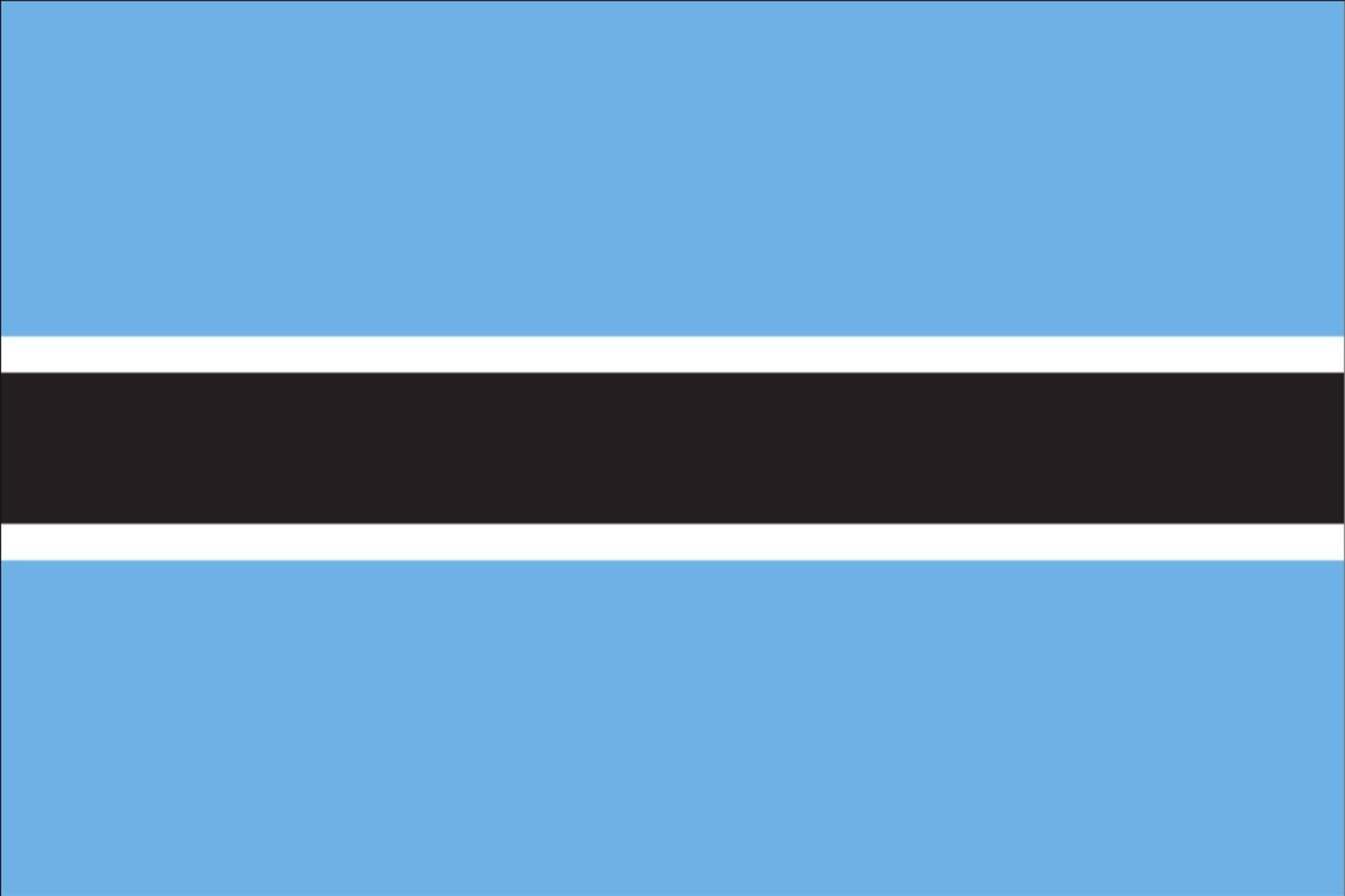 Botswana flaggenmeer g/m² Flagge 80