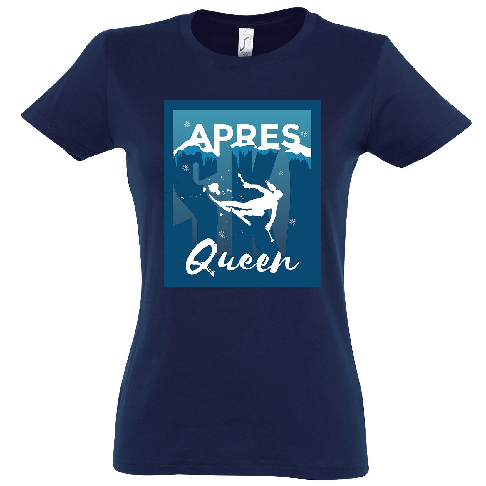 Youth Designz T-Shirt Apres Ski Queen Damen Shirt mit trendigem Frontprint