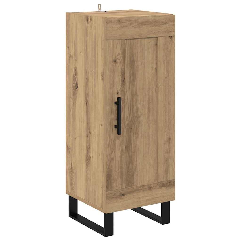 Sideboard Sideboard Artisan-Eiche 34,5 x 34 x 90 cm Verbundholz und Eisen
