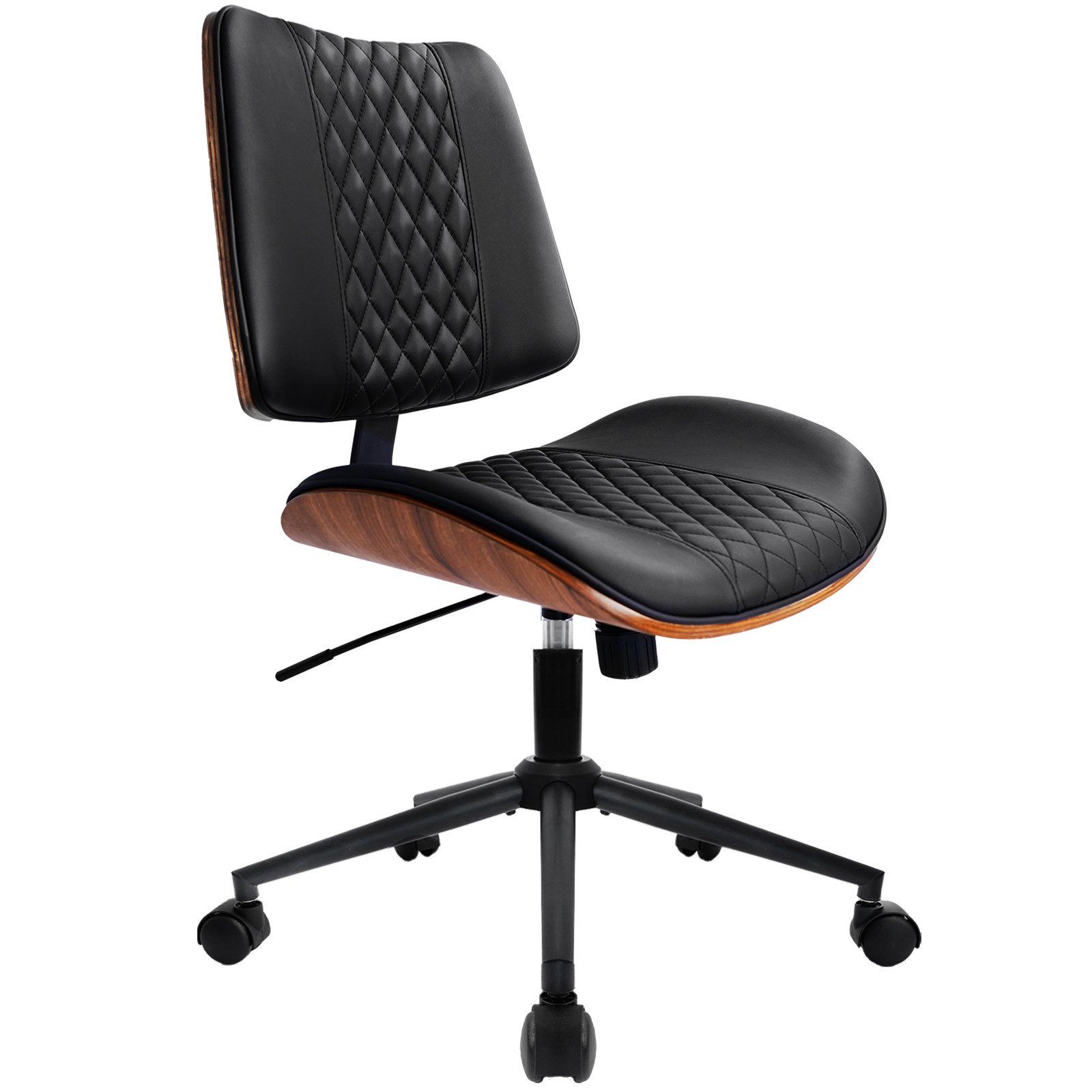 Durrafy Drehstuhl,Bürostuhl ohne Armlehnen,drehstuhl, bürostuhl, moderner W günstig online kaufen