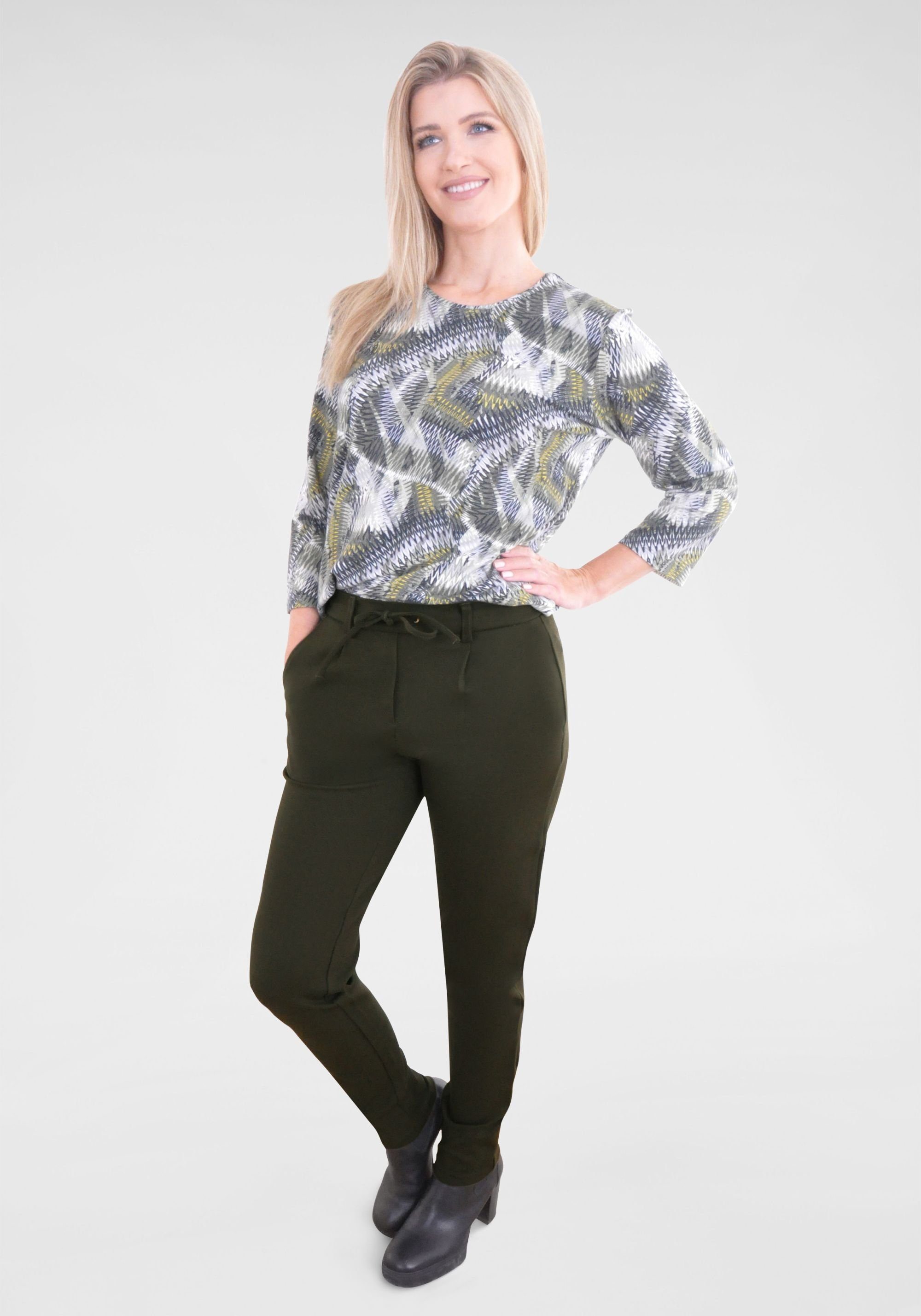 NAVIGAZIONE Stoffhose Punto di Roma im Punto di Roma-Stil