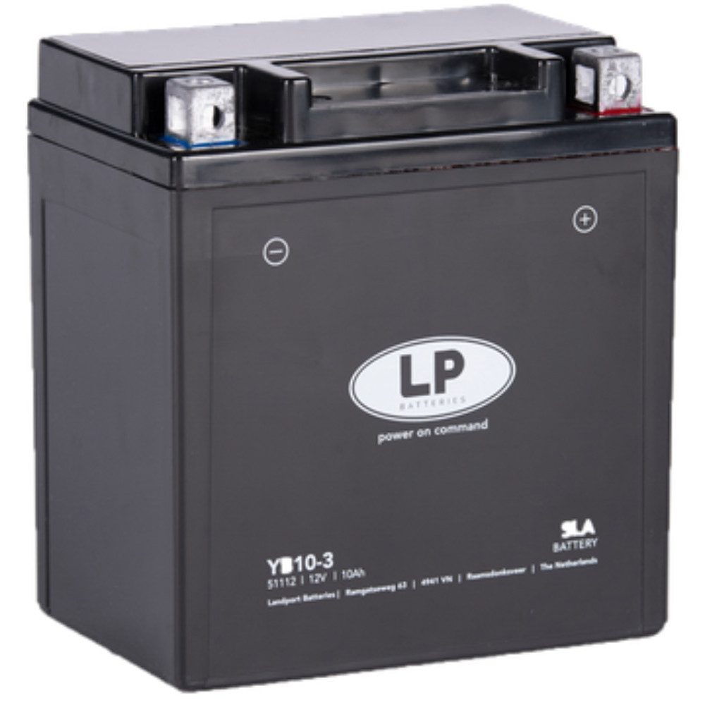 Batterie AGM SLA 12V 10Ah für Motorrad Startbatterie MS LB10-3 Bleiakkus