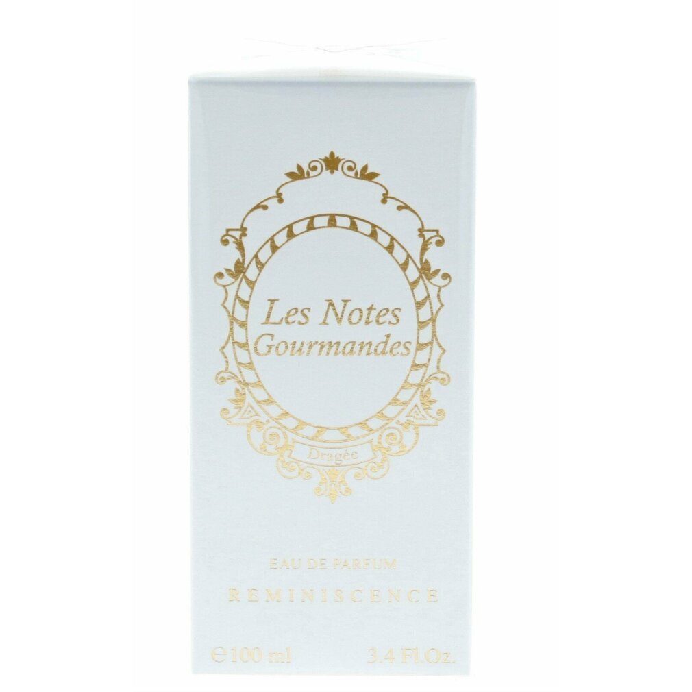 Notes 100ml Reminiscence Parfum Reminiscence Eau Eau Spray de Gourmandes Les Parfum de Dragée