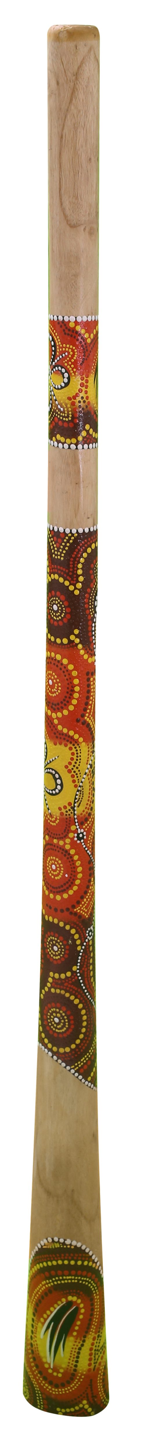 WORU Didgeridoo Didgeridoo aus Teakholz Dotpainting 130 oder 150 cm