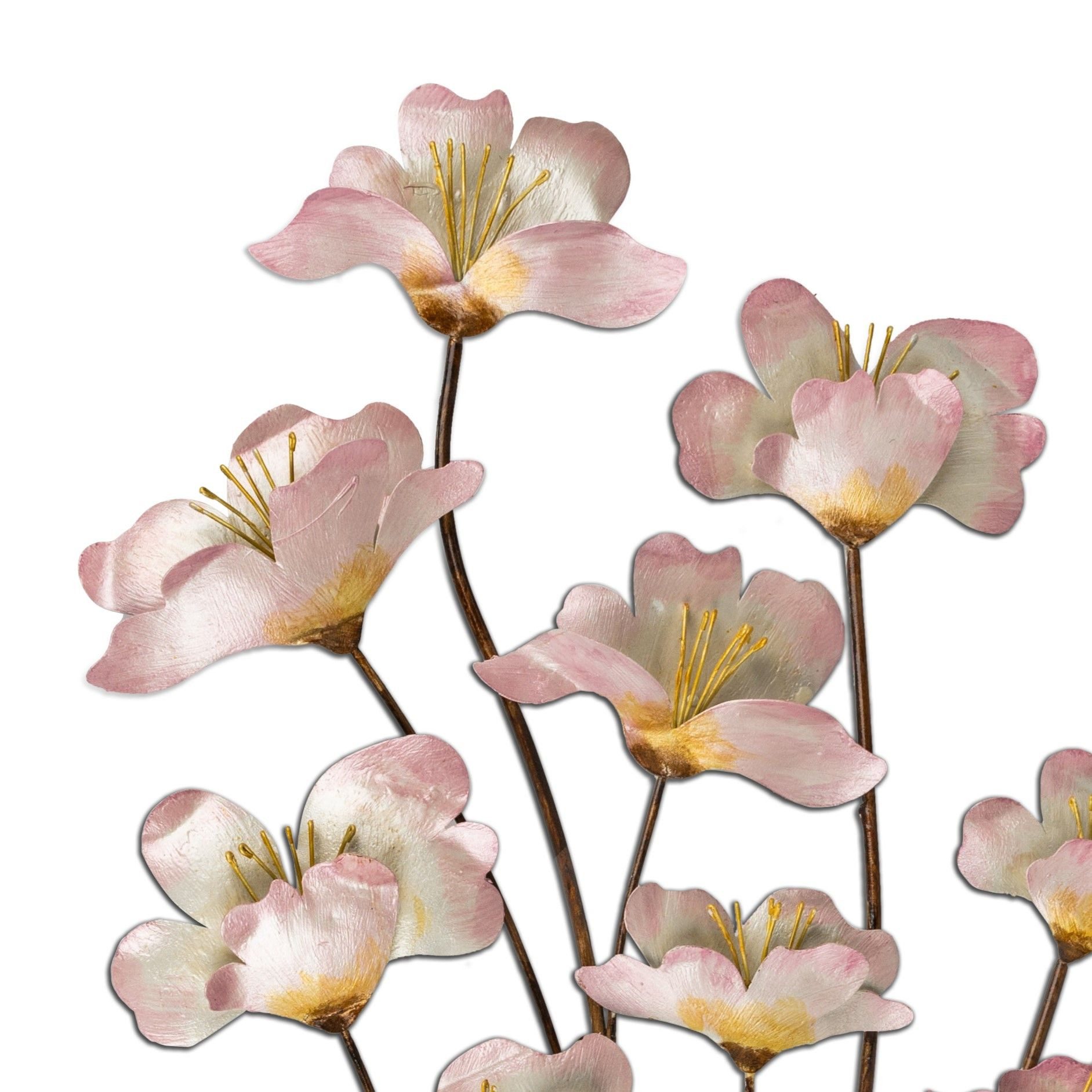 formano Wandbild Pearl, Blume, Höhe: 93cm, Farbe: Silber, Motiv: Blume