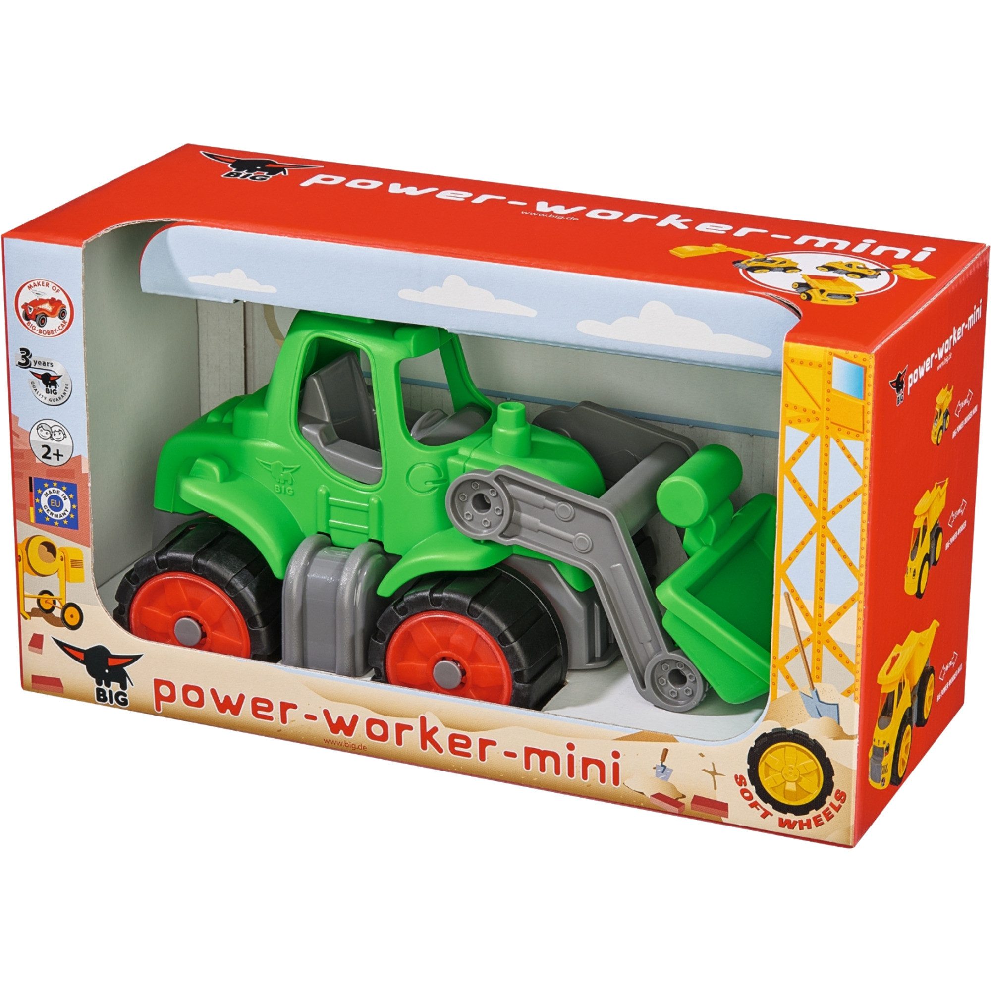 BIG Spielzeug-LKW BIG Power Worker Mini Traktor, Spielfahrzeug