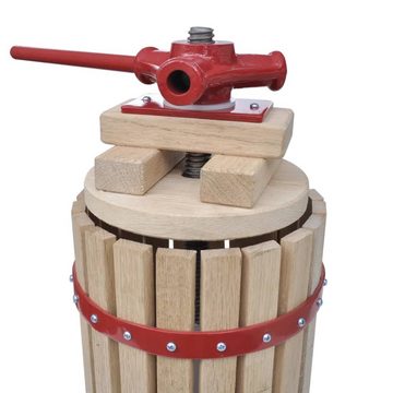 vidaXL Obstpresse Obst- und Weinpresse 6 L, Holz