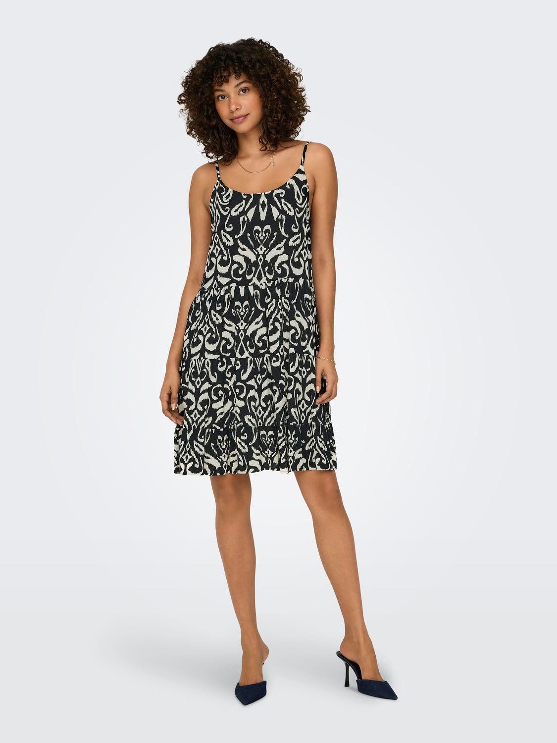 ONLY Spaghettikleid ONLMAJ LIFE S/L AOP günstig online kaufen