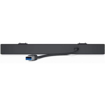 Dell SB521A Soundbar (Schlanke Soundleiste für Monitor, 3,6 Watt, 180 Hz bis 20 kHz, RMS-Lautsprechern, schwarz)