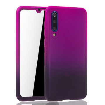 König Design Handyhülle Xiaomi Mi 9 SE, Xiaomi Mi 9 SE Handyhülle 360 Grad Schutz Full Cover Violett