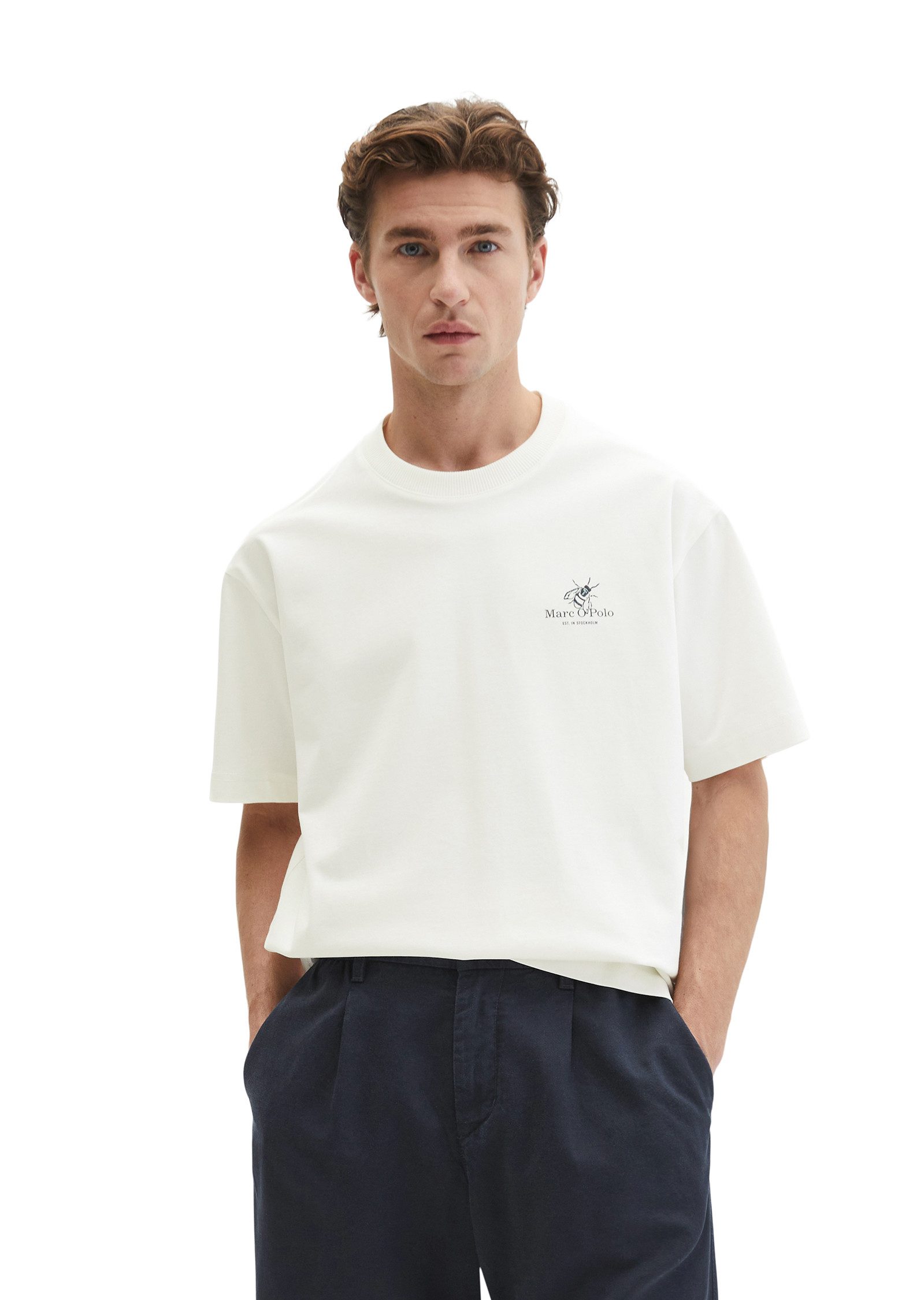 Marc O'Polo T-Shirt loose fit mit Rückenprint