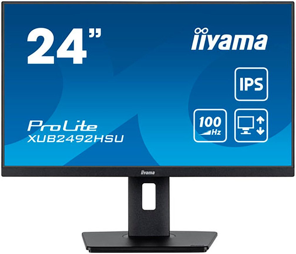 Iiyama XUB2492HSU-B6 LED-Monitor (61 cm/24 ", 1920 x 1080 px, Full HD, 0,4 ms Reaktionszeit, 100 Hz, IPS)