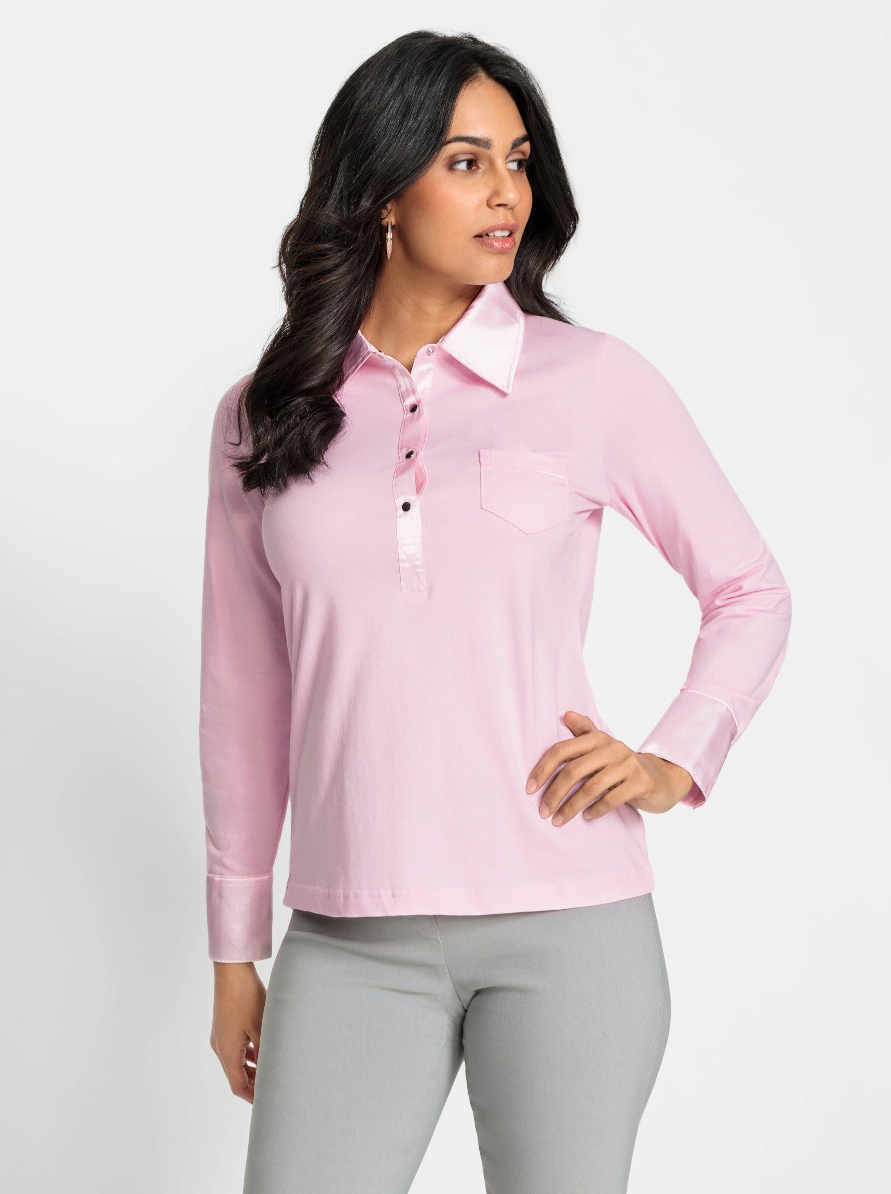 Witt T-Shirt Langarm-Poloshirt . günstig online kaufen