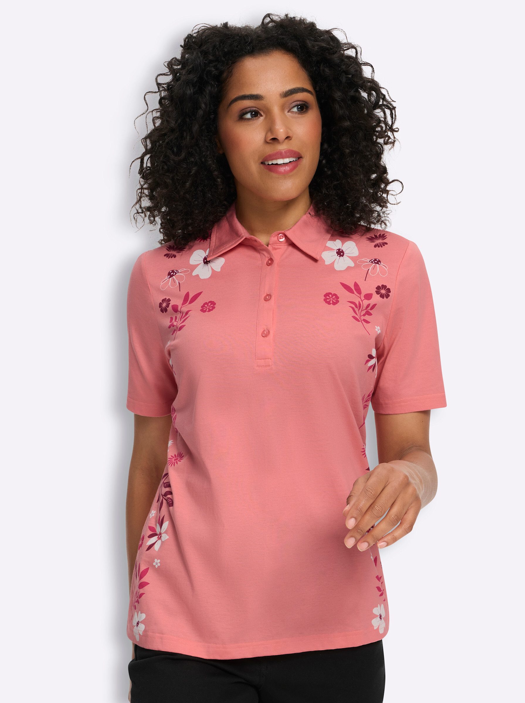 Sieh an! T-Shirt Poloshirt Kurzarm
