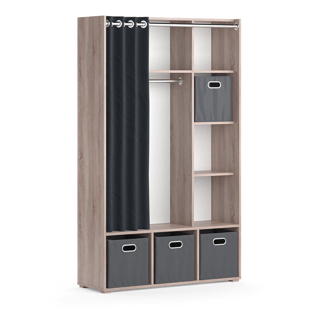 Vicco Kleiderschrank Luigi, Sonoma, 105.8 x günstig online kaufen