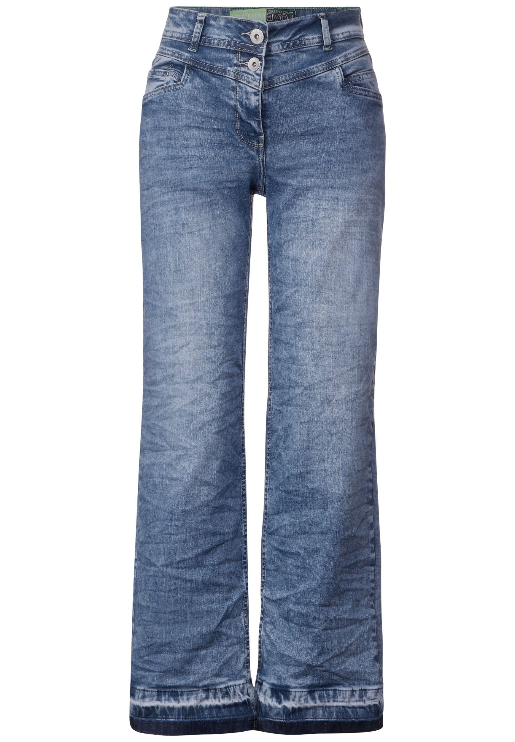 Pantaloni Donna Cecil Style Neele - Blu Scuro - Con Tasche E Portamonete - 3