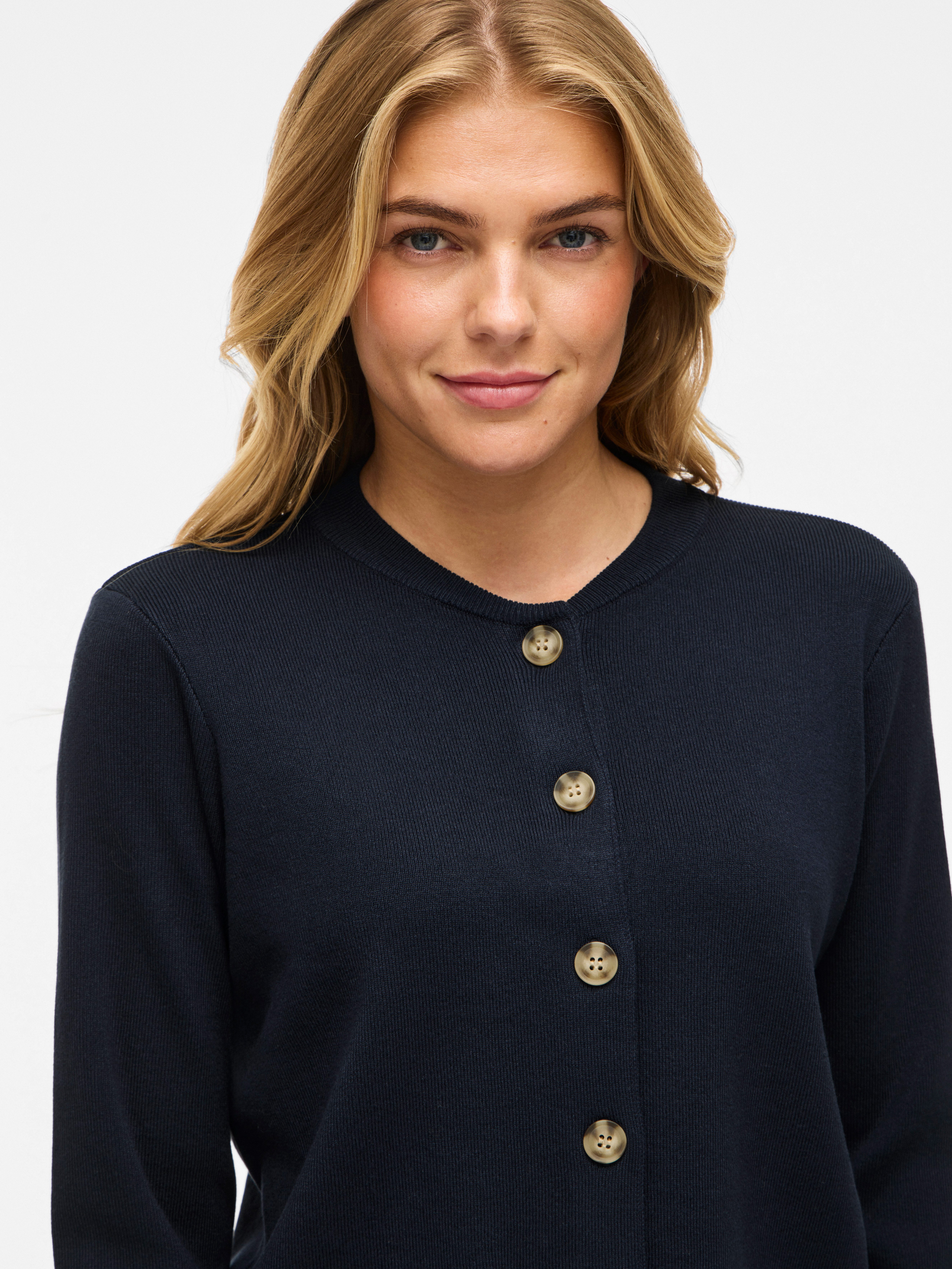 Vila Strickjacke VIOSTRIA O-NECK L/S CARDIGAN - NOOS