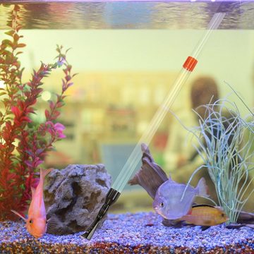 Navaris Aquarienpumpe Aquarium Reinigungsset mit Sauger und Siphon - Durchflussregelung (1-tlg)