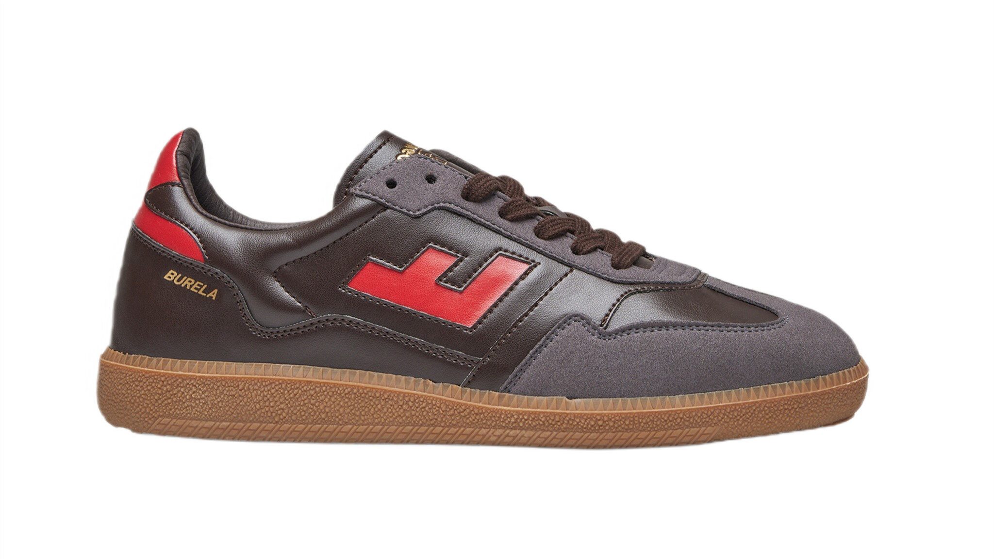 Flamingos Life Burela Slim - dunkelbraun/rot Sneaker