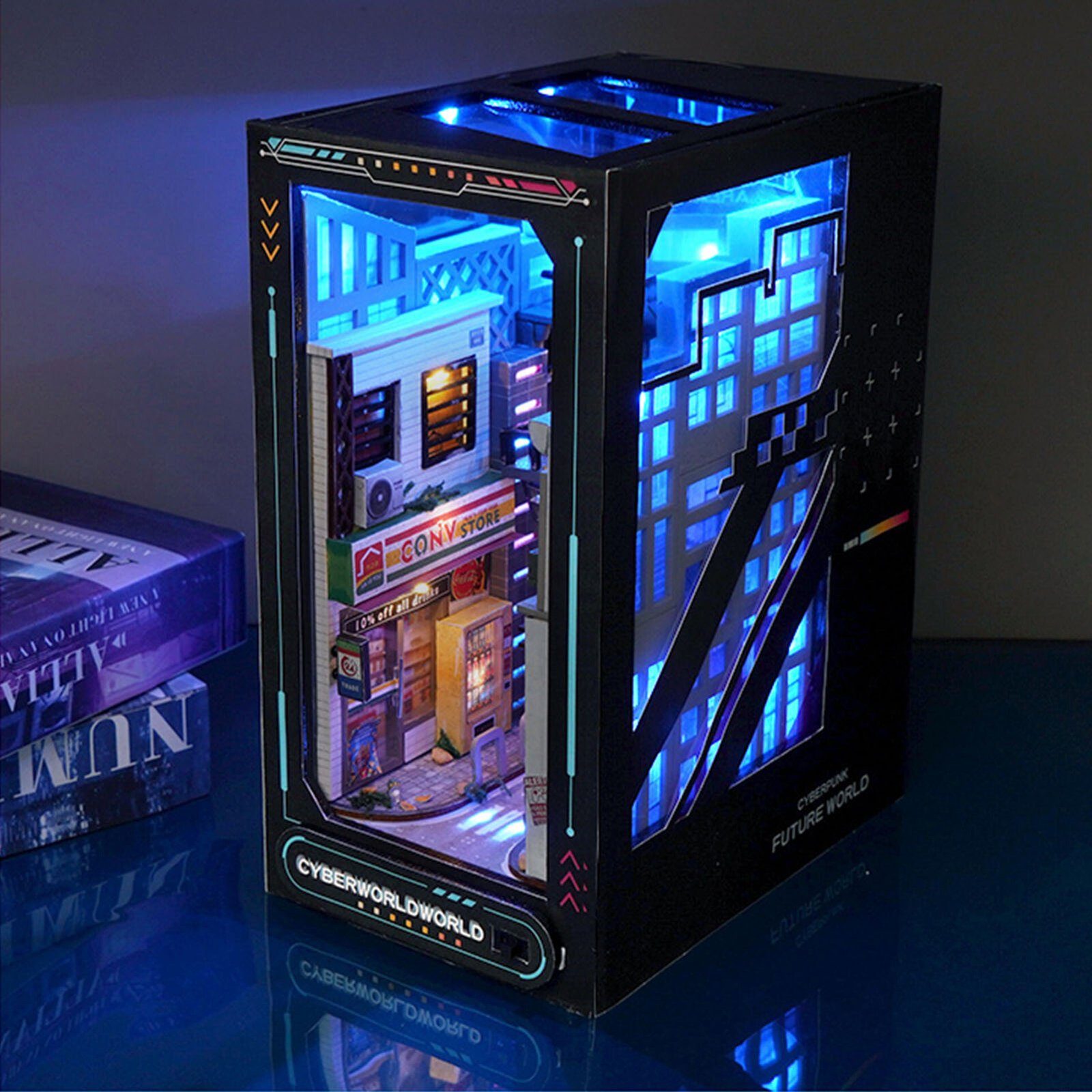 SEEZSSA 3D-Puzzle DIY Buchständer aus Holz günstig online kaufen