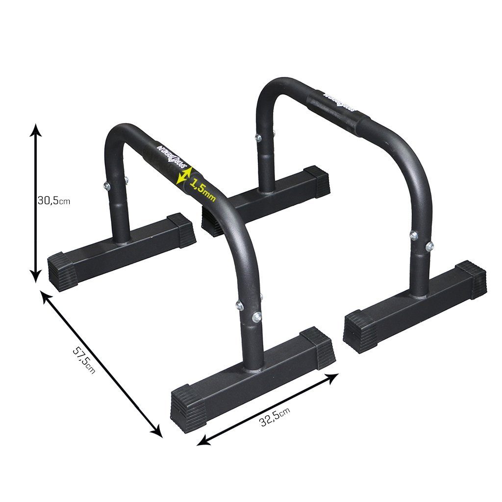 Sporttrend 24 Liegestützgriffe Parallettes Set, Push Up Bar Liegestützgriffe, Liegestütze Liegestütz Griff Griffe Handle Push Ups Dip Dips Barren