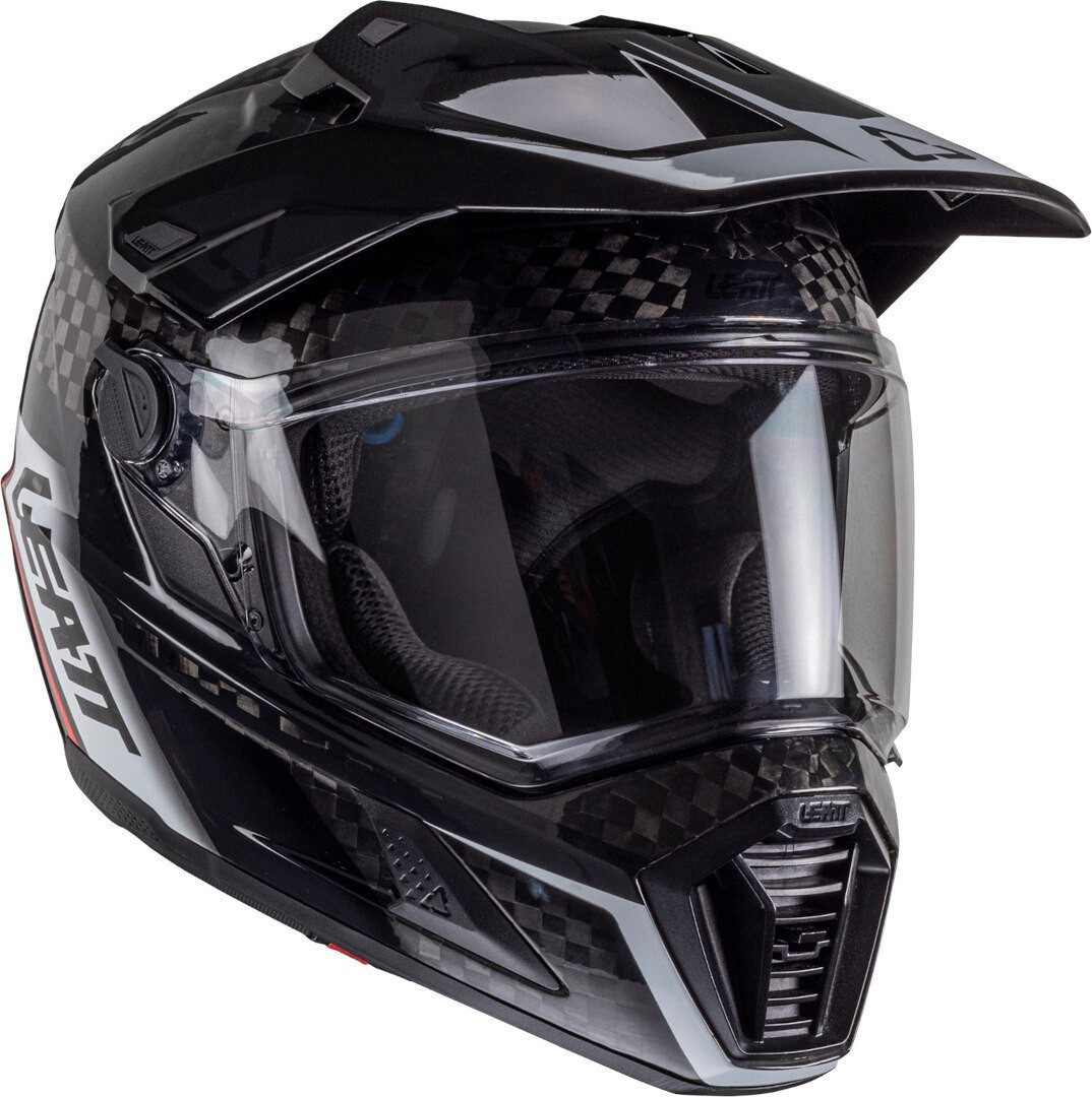 Leatt Motocrosshelm ADV 9.5 Carbon Helm mit Brille, Notfallsystem-polsterung (eqrs)