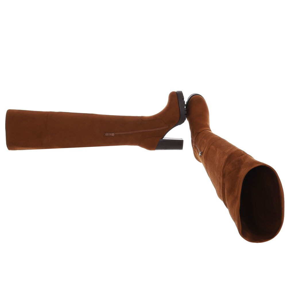 Ital-Design Kniehohe Stiefel mit Absatz für Damen im Alltag Overkneestiefel günstig online kaufen