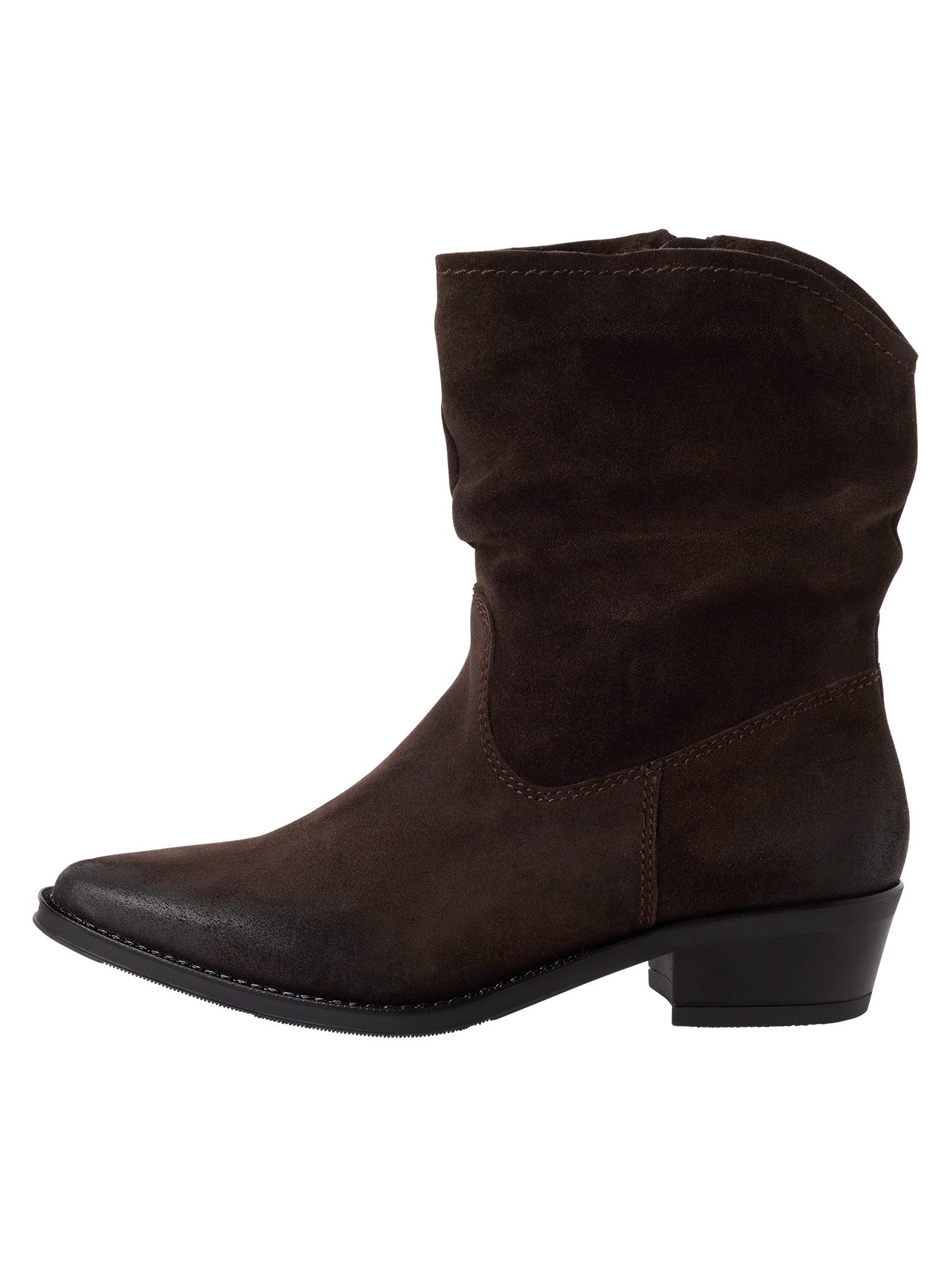 Tamaris TOUCH-IT aus Leder Blockabsatz 1-25700-47 Stiefelette TOUCH-IT – Bild 4 von 5