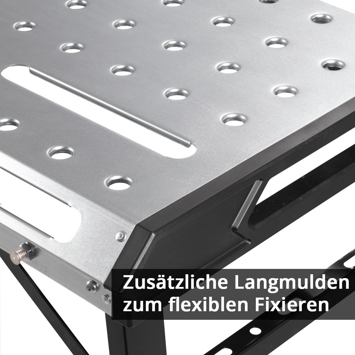 STAHLWERK Werkbank Mobiler Schweißtisch AWT-930 ST, (Packung, 1-tlg), B/T/H: 106.8x53.2x93 cm