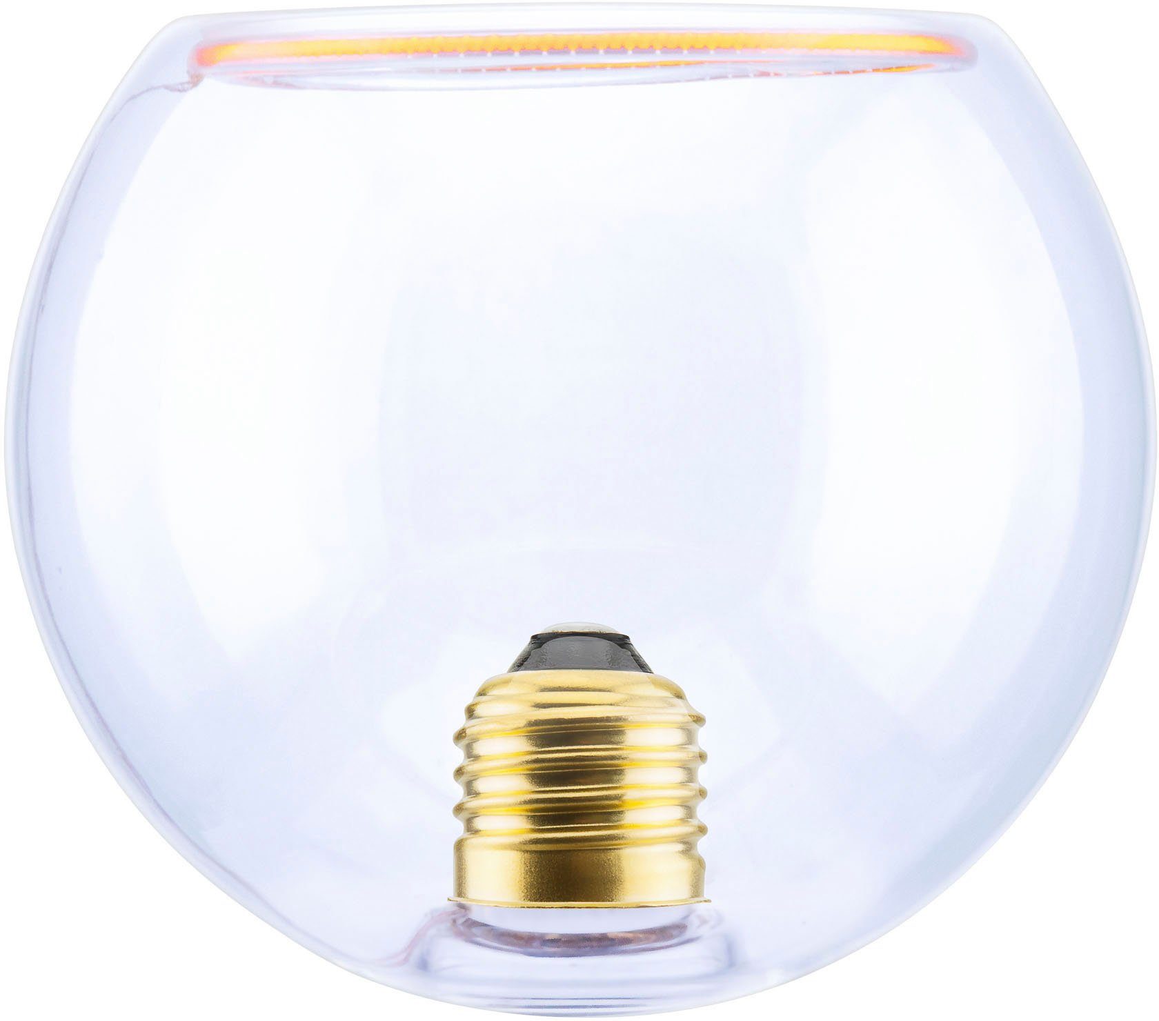 Globe E27, 125 klar, dimmbar 4,5W, inside Floating Globe Extra-Warmweiß, klar LED SEGULA LED-Leuchtmittel, St., E27, CRI inside LED 90, 125 1 Floating