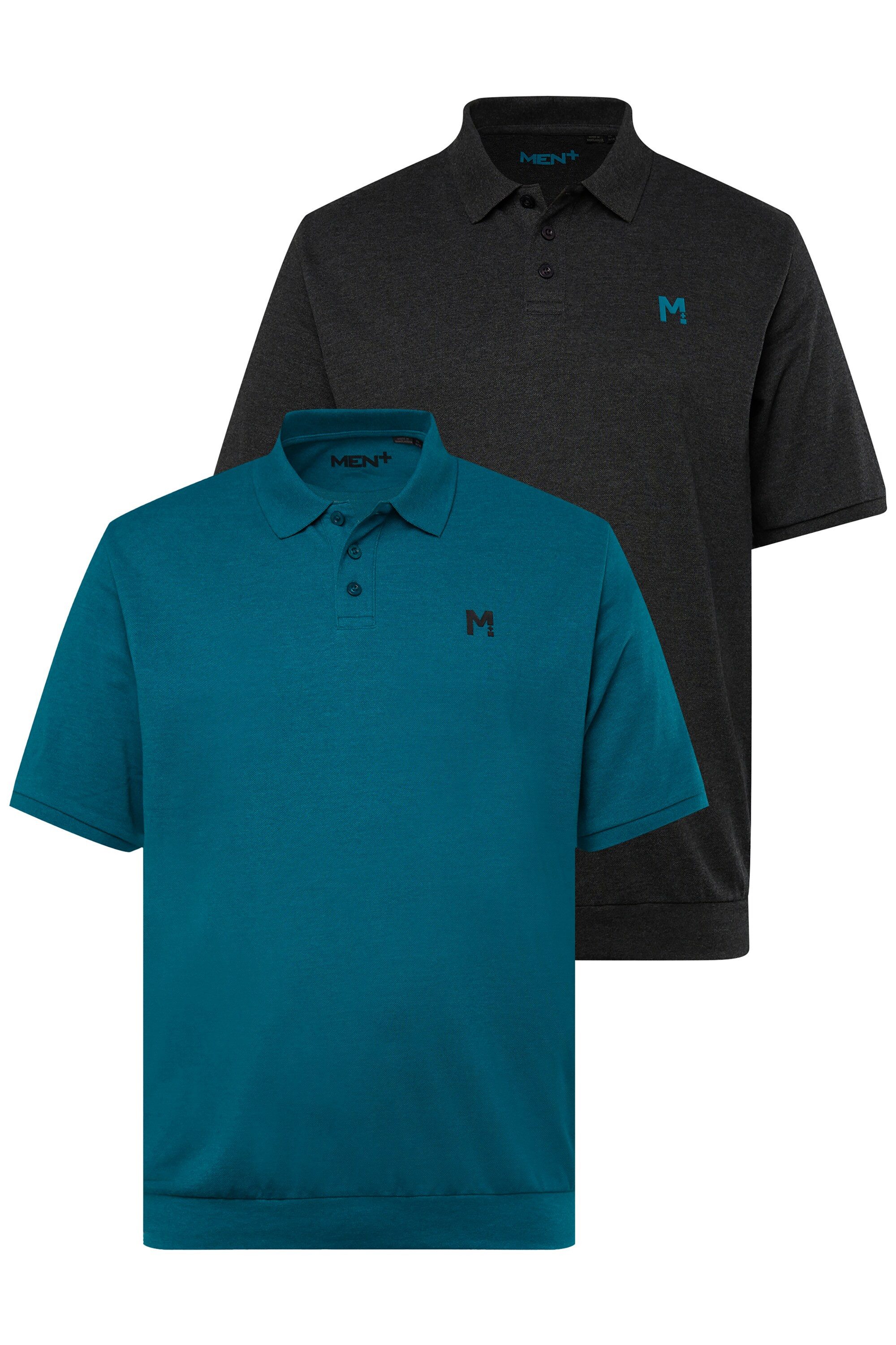 Men Plus Poloshirt Men+ Poloshirts 2er-Pack günstig online kaufen