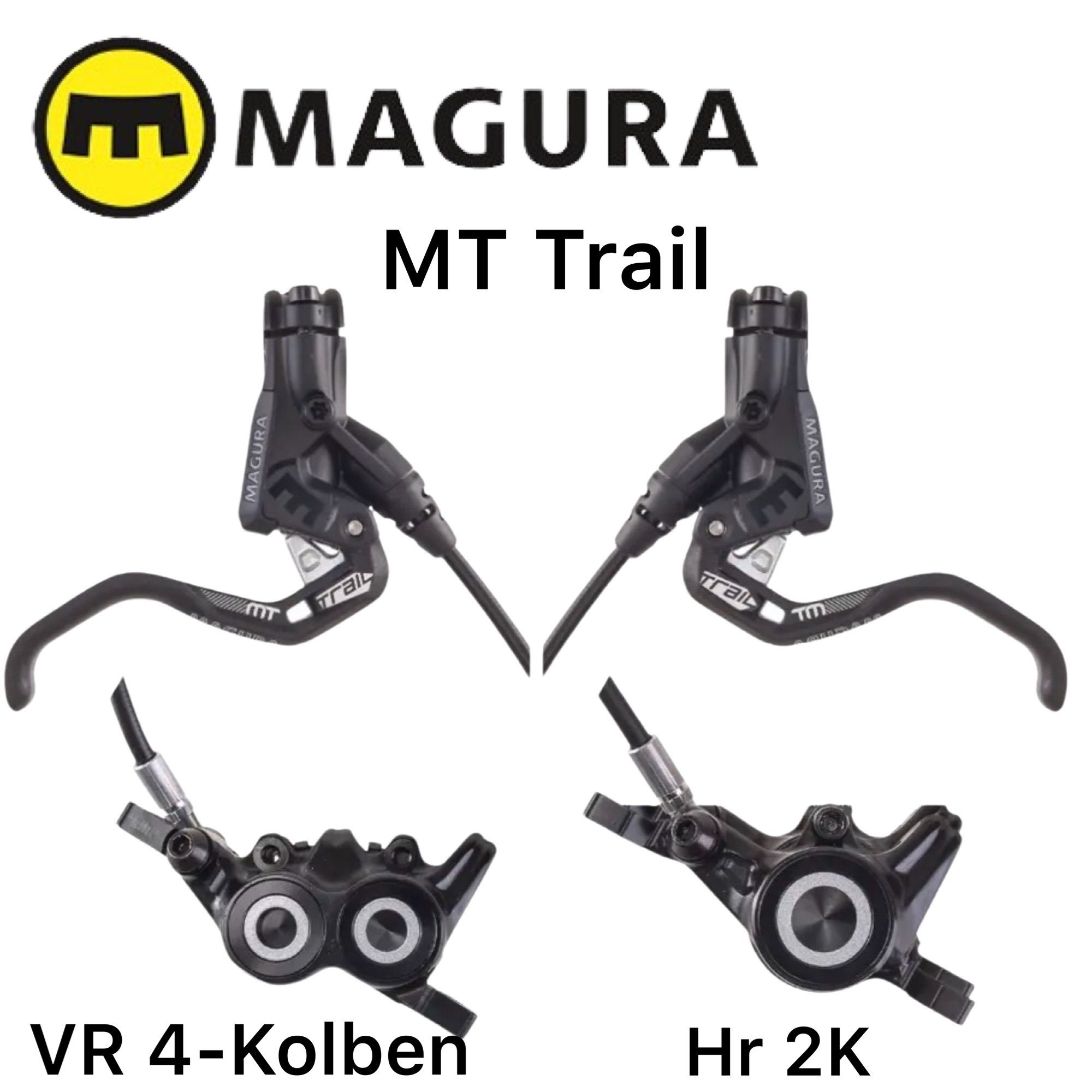 Magura Scheibenbremse Magura MT Trail Ebike Bremse Set Fahrrad MTB VR+HR Sport