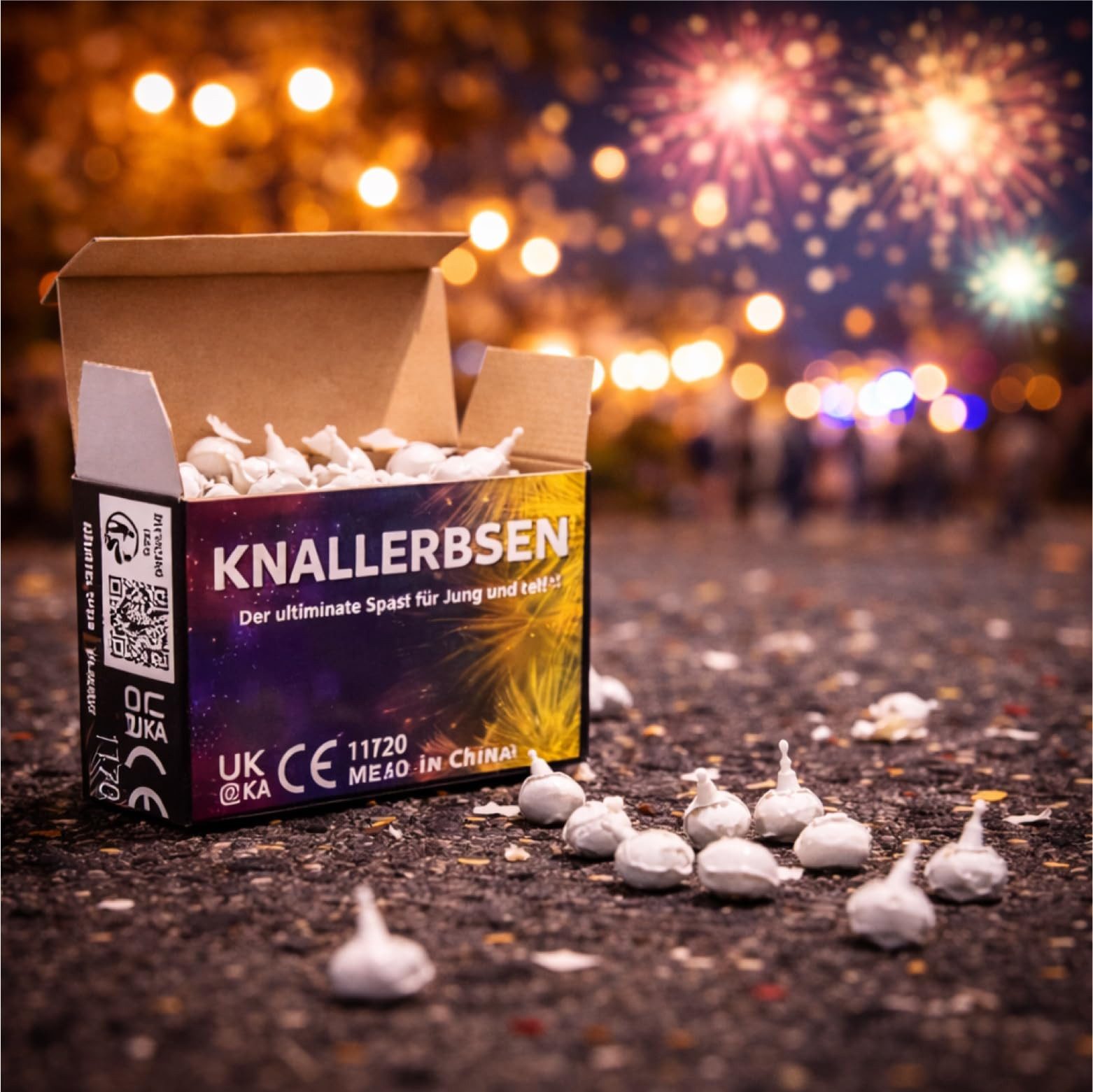 happy sparks® Geburtstagskerze Knallerbsen - Knallteufel Kat. F1 - Silveste günstig online kaufen