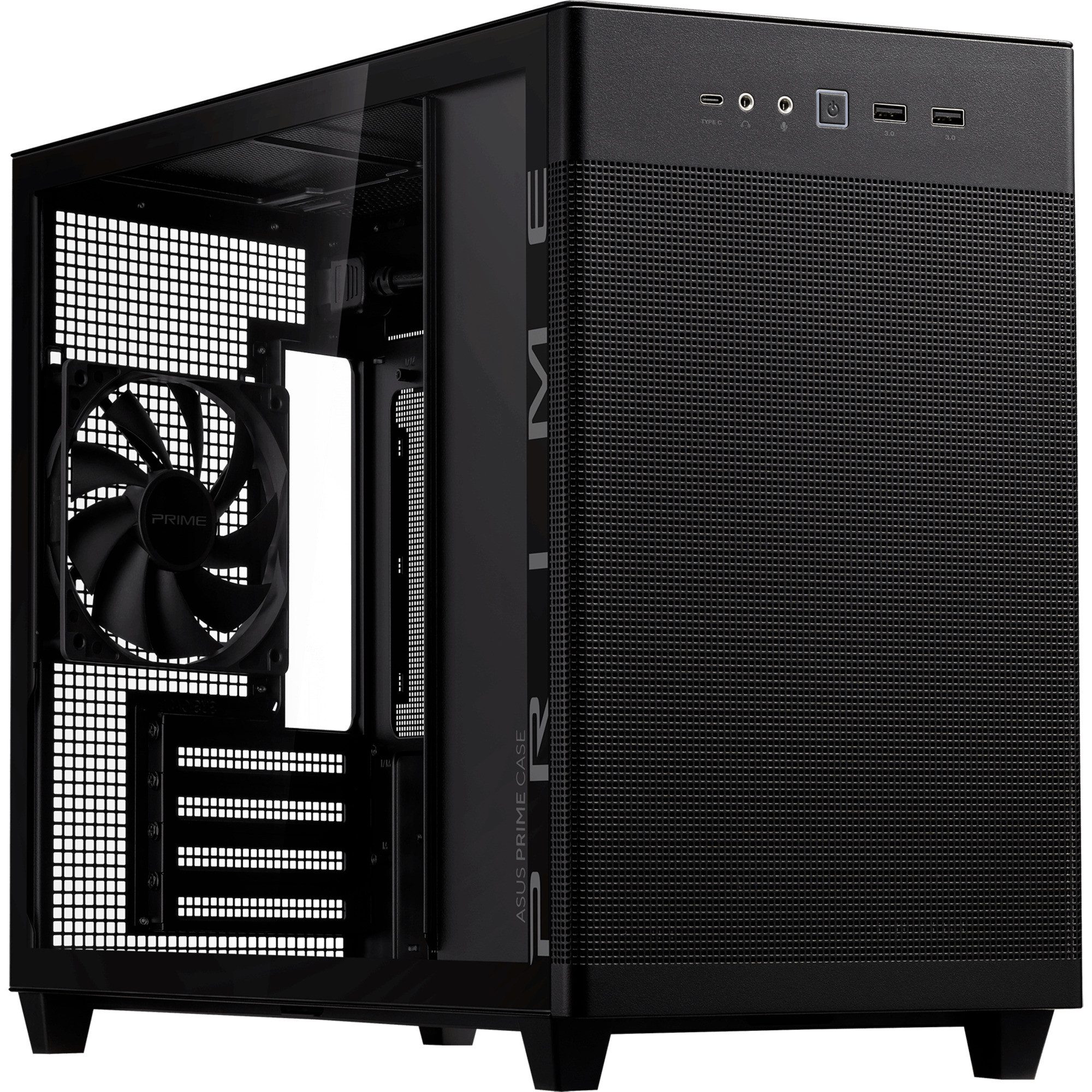 PC-Gehäuse ASUS PRIME AP201, Tower-Gehäuse, (Tempered Glass)