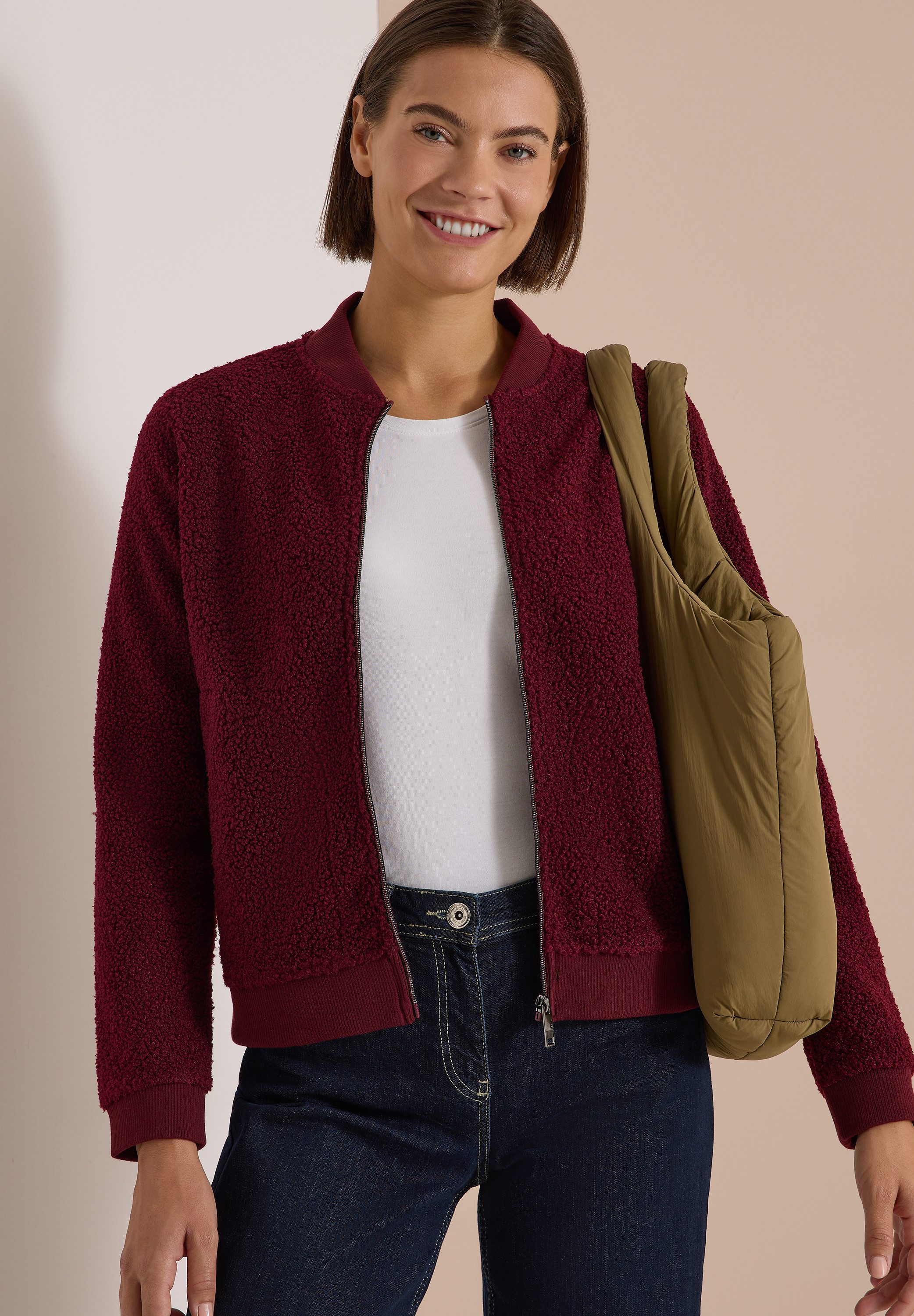 CECIL Blouson in Unifarbe