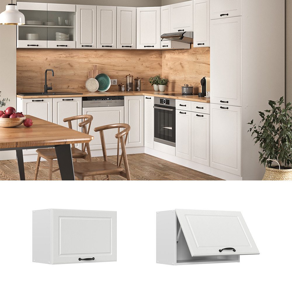 Vicco Hängeschrank R-Line, Weiß Landhaus/Weiß, 60 günstig online kaufen