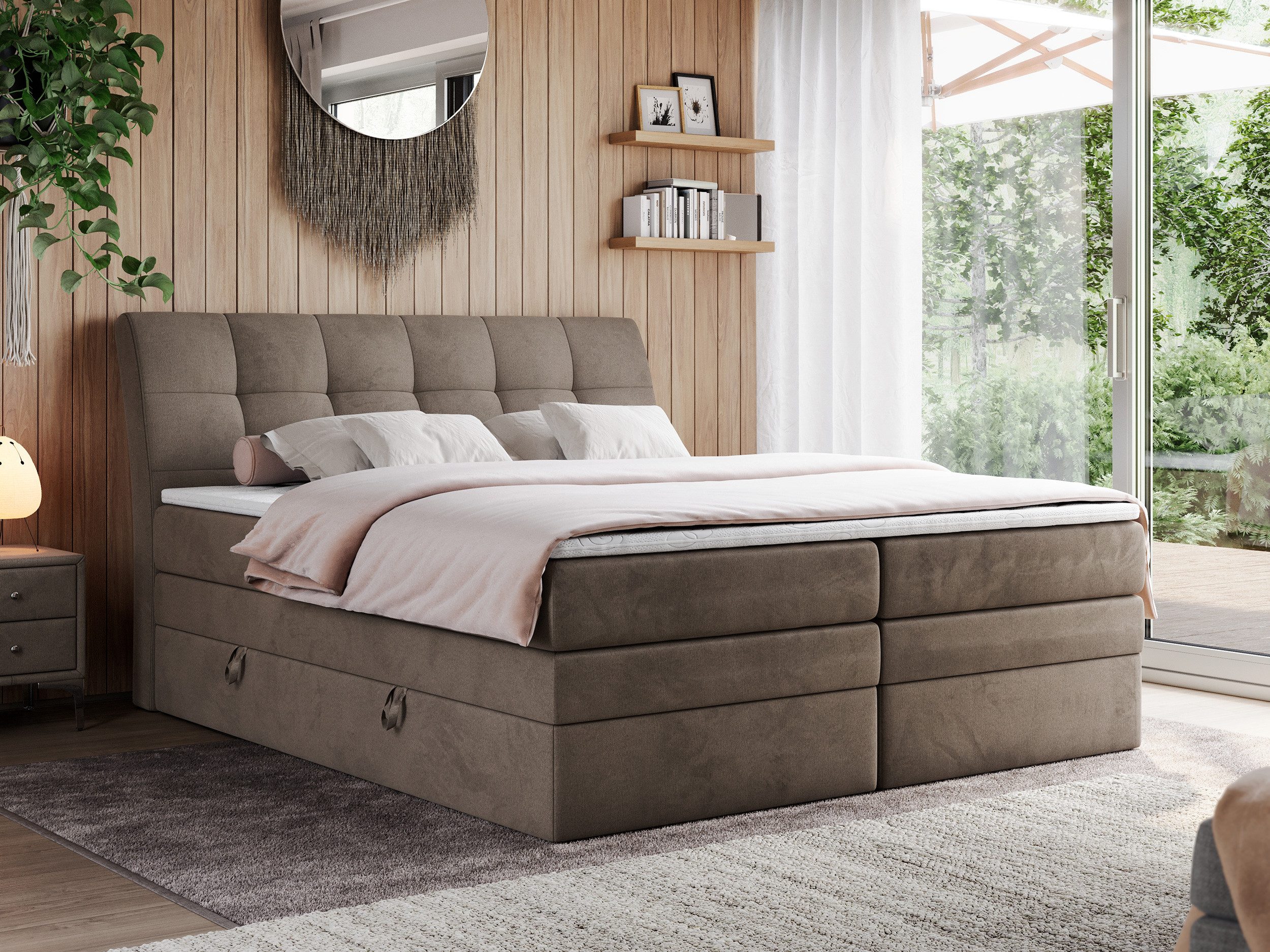 MKS MÖBEL Boxspringbett GOLD 10 KING günstig online kaufen
