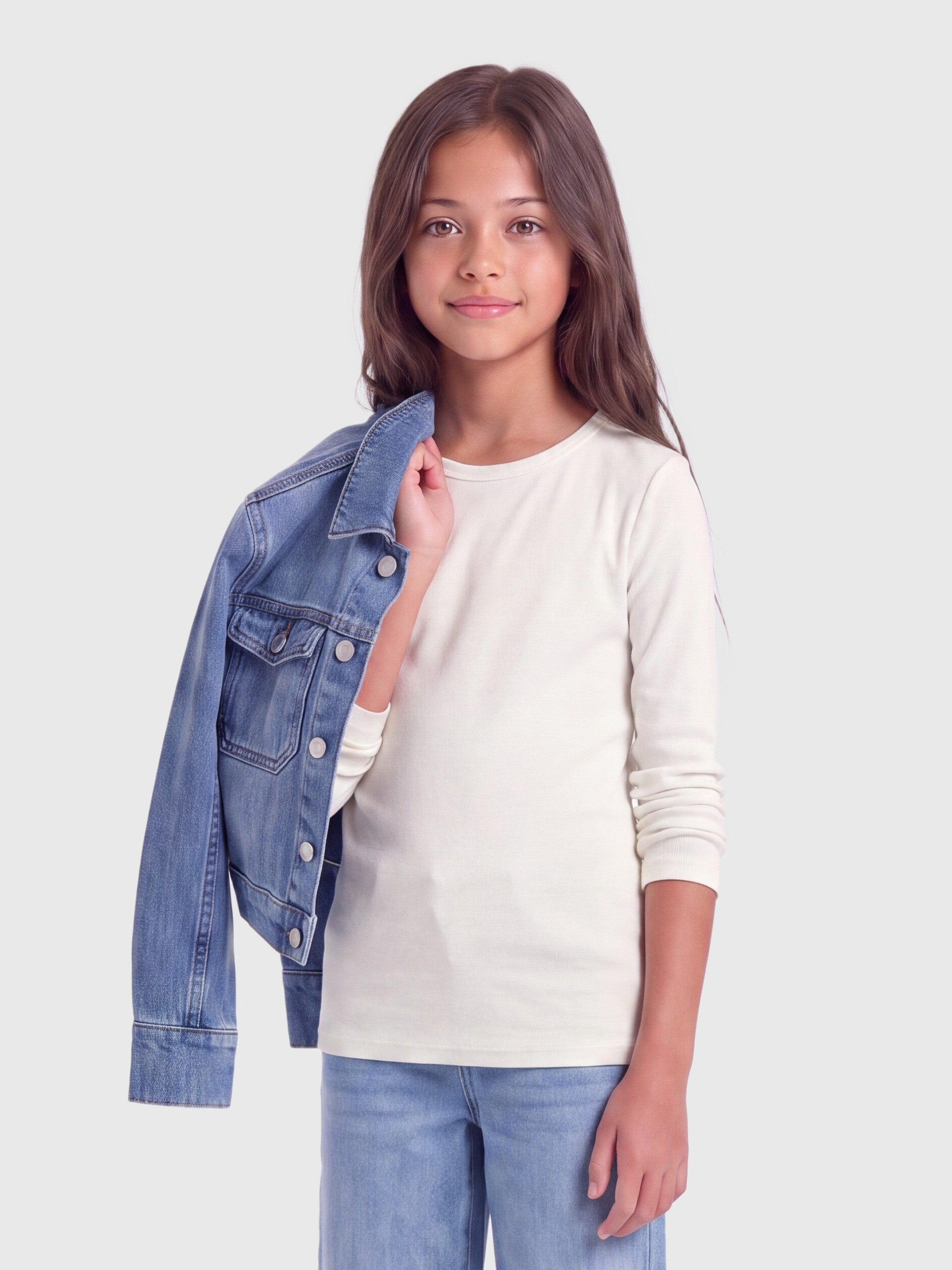 KIDS ONLY Langarmshirt KOGLUCKY L/S O NECK TOP JRS 2-PACK (Packung, 2-tlg) – Bild 2 von 5