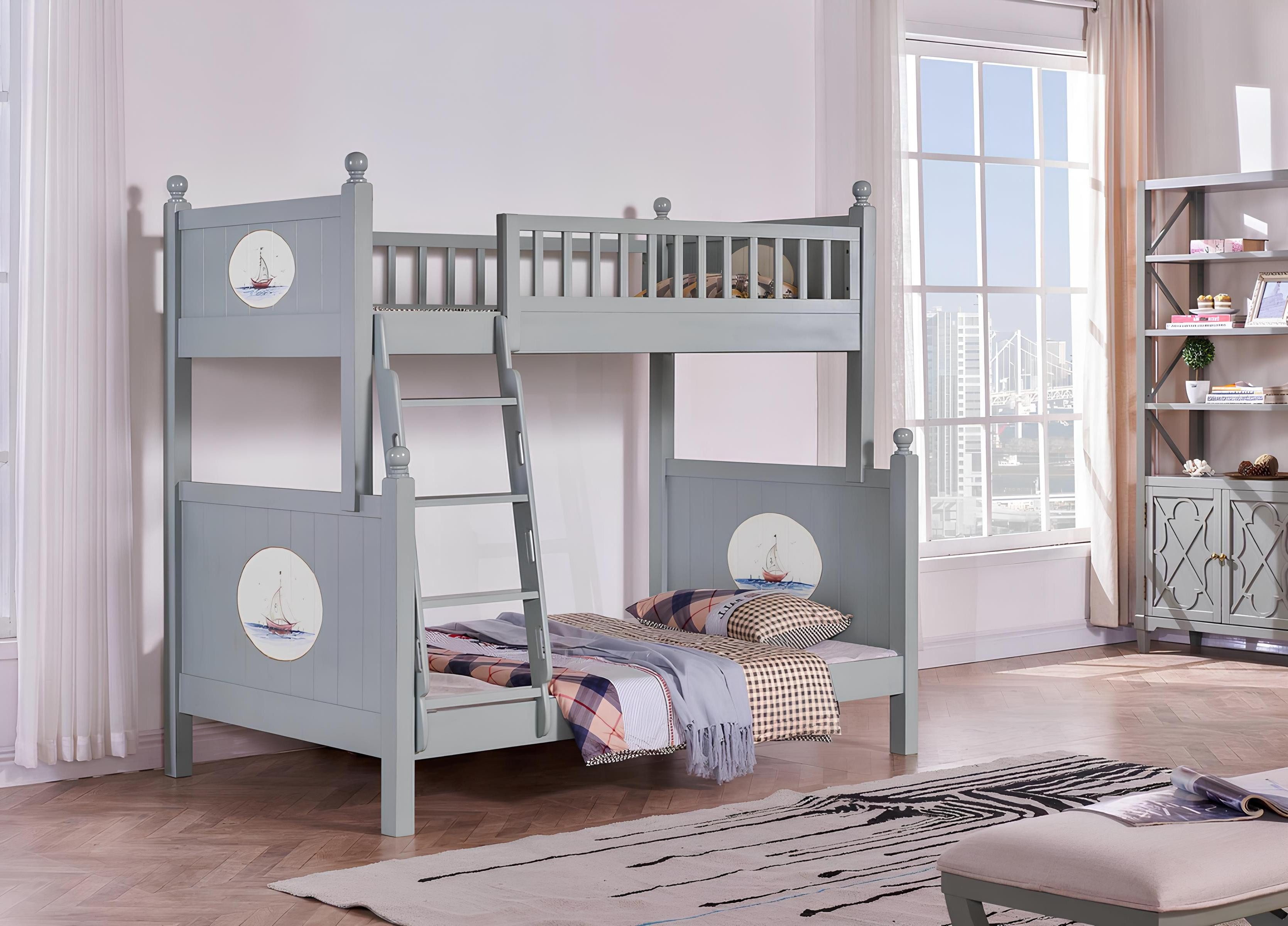 Etagenbett Klassisches Luxus Hochbett aus hochwertigem Material