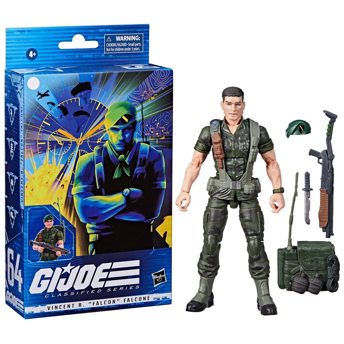 Hasbro Actionfigur G.I. Joe Classified Series Vincent R. "Falcon" Falcone 6 Inch Actionfi