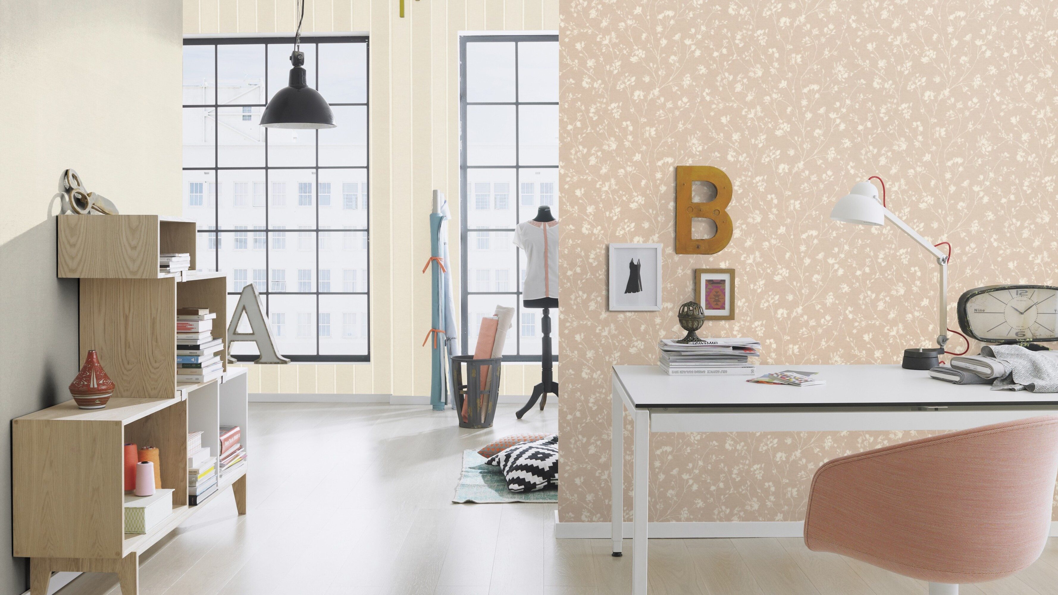Rasch Vliestapete Vliestapete 463811 Beige-Hellbeige Muster & Motive 10,05 günstig online kaufen