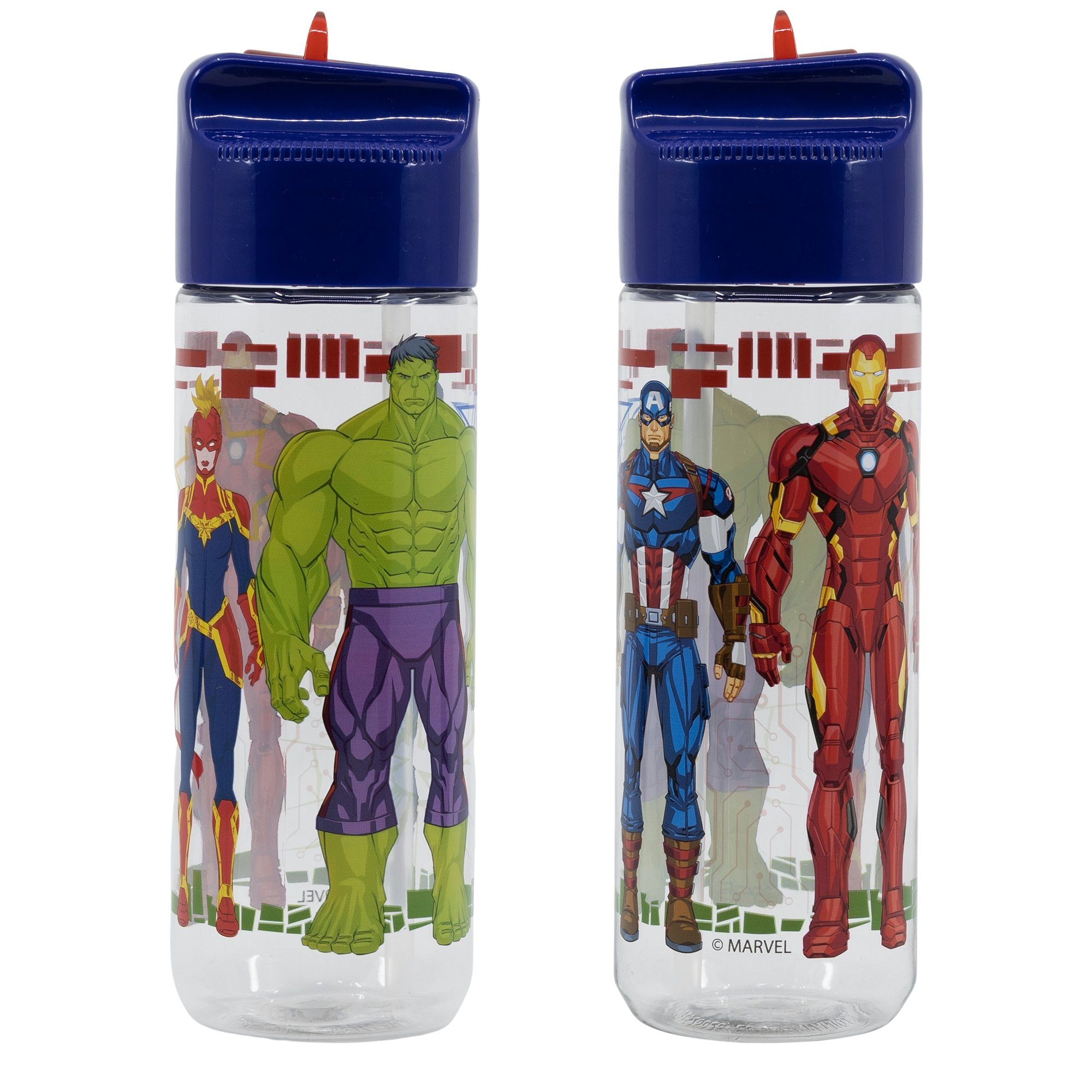 540 Iron Wasserflasche Man MARVEL Flasche, Marvel ml Hulk Trinkflasche Avengers Sport