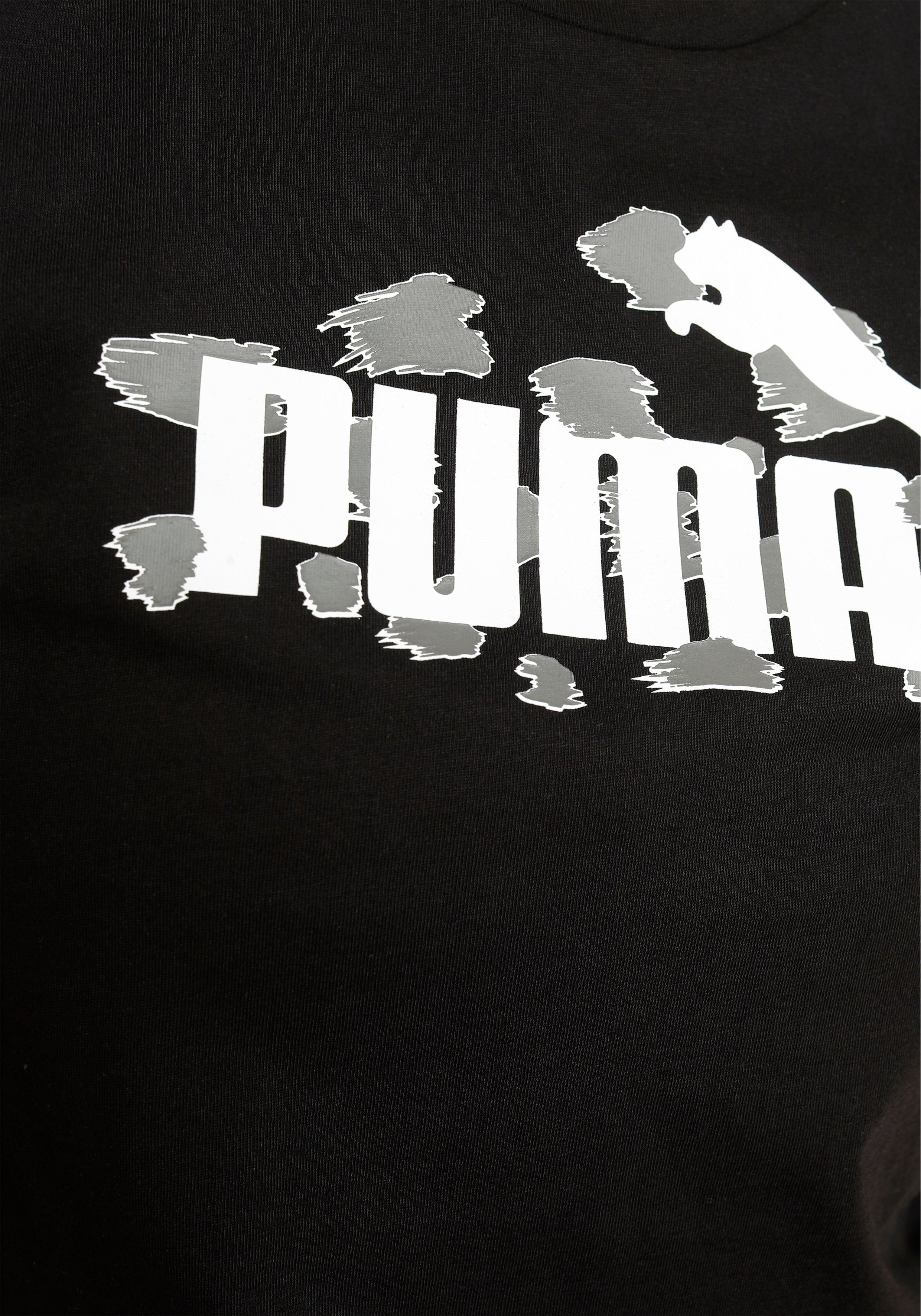 PUMA T-Shirt schwarz